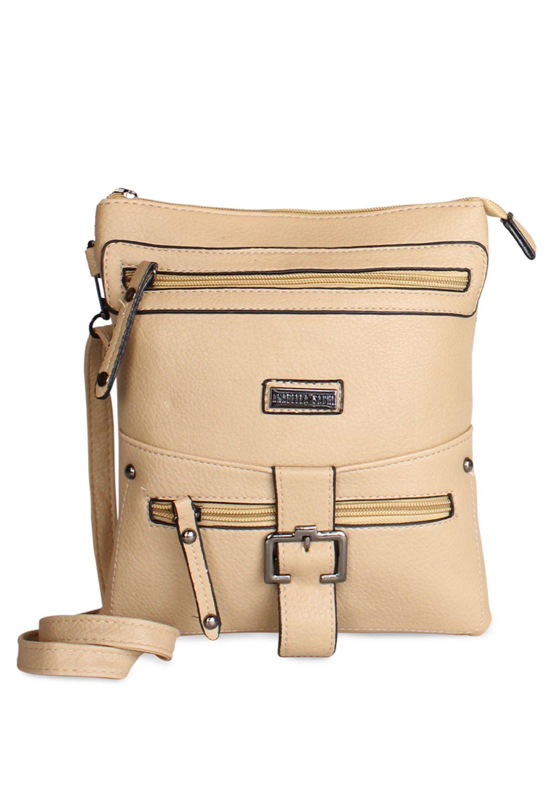Cartera bandolera Pola beige Anabella Sachi-3