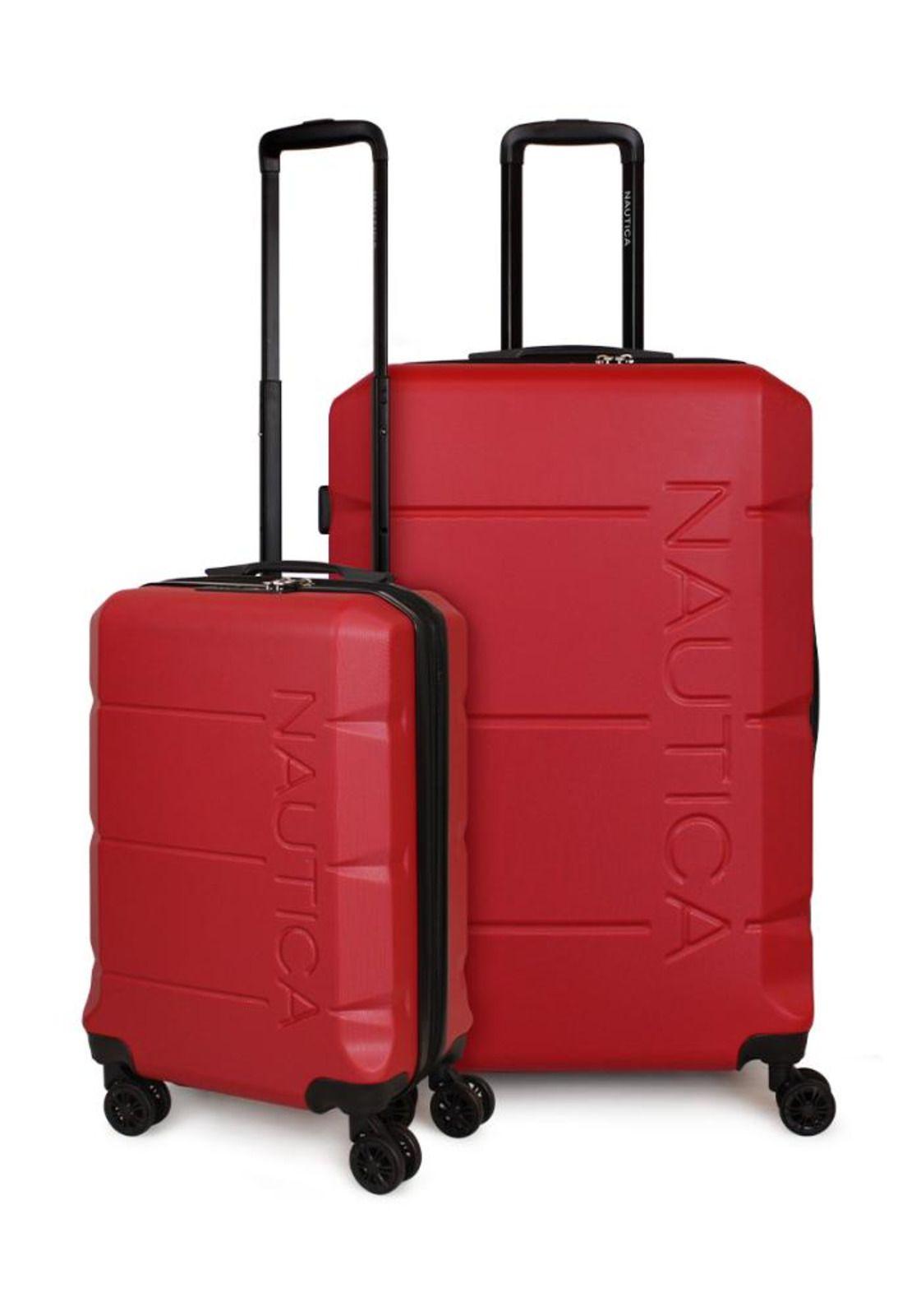 Pack 2 maletas S de cabina+grande 23kg Marine roja Nautica-0