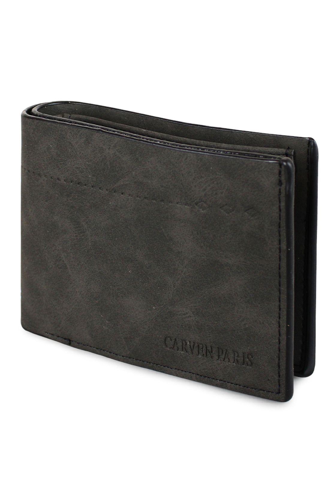 Billetera de hombre Nick negra Carven Paris-0