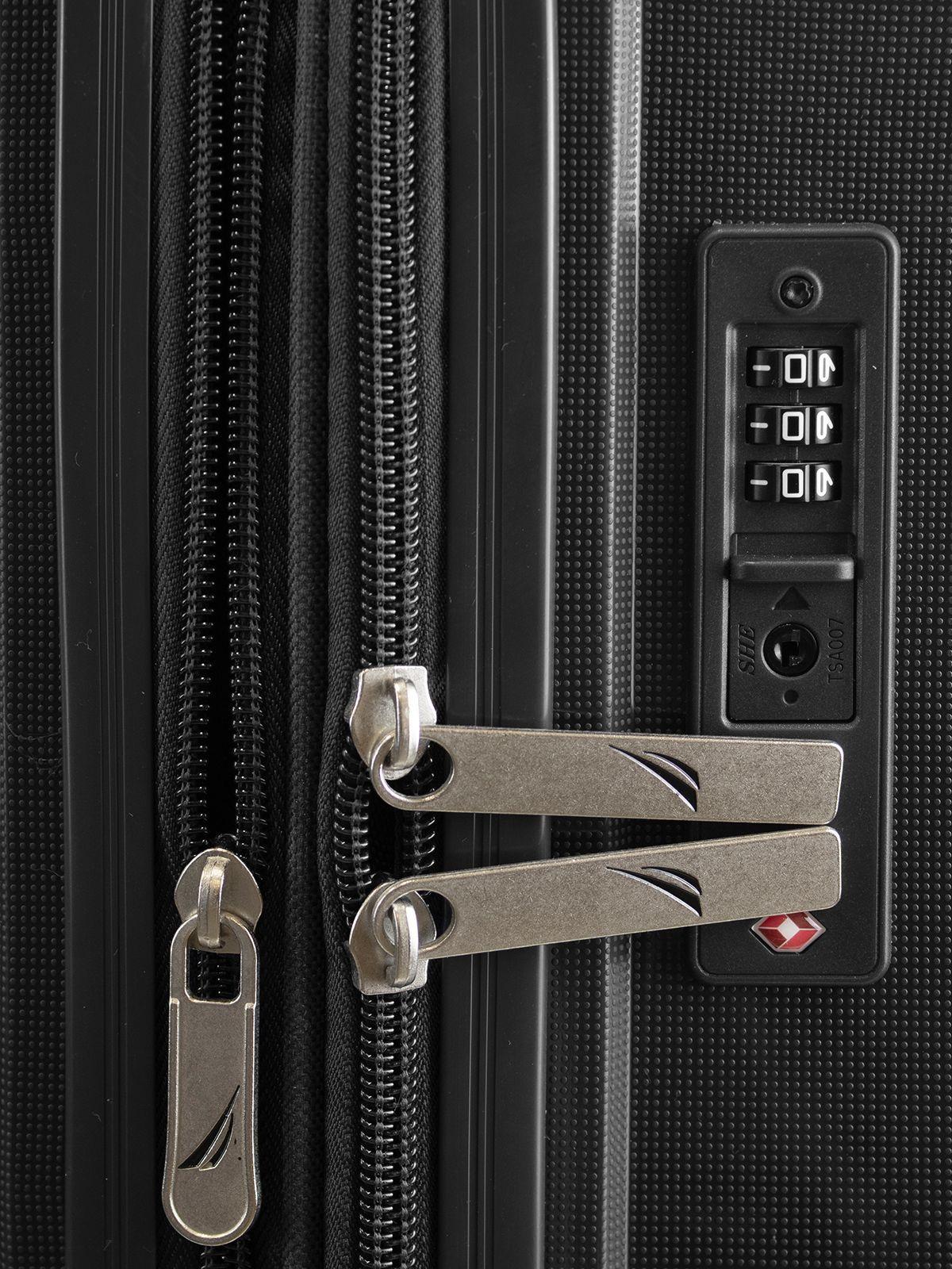 Pack 2 maletas Nautica Niza M+L mediana 20k y grande 23k negra-3