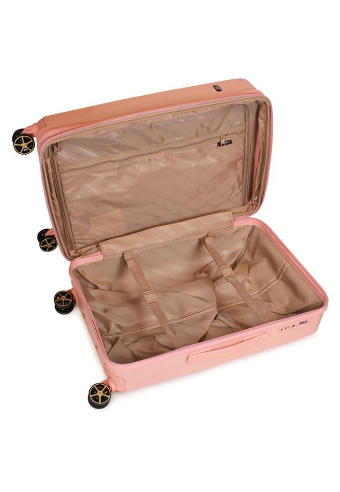 Pack 2 Maletas Donna Karan CLEAN M 20kg + L 23kg Pink DKNY-3
