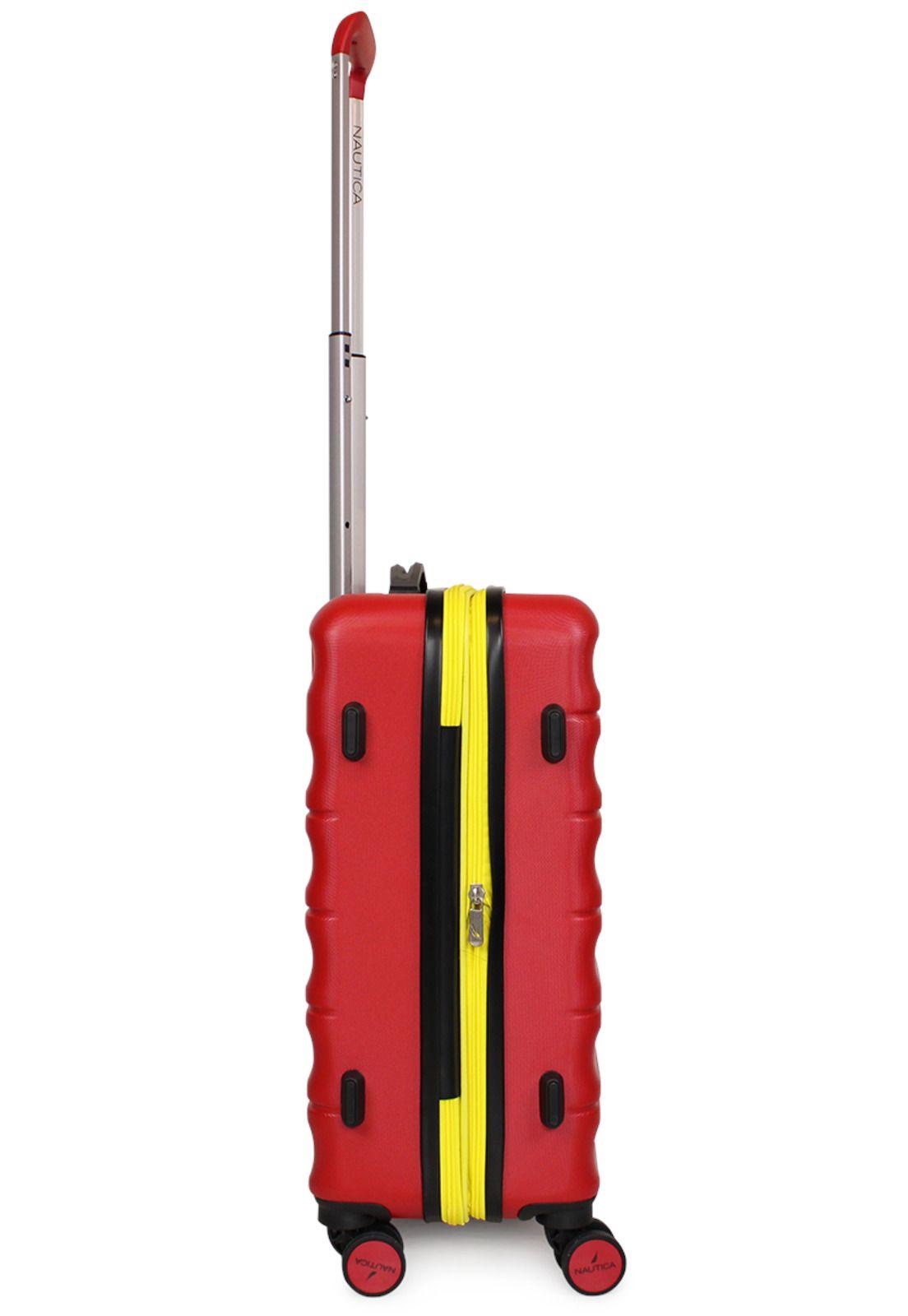 Pack Nautica Maleta cabina Ibiza roja 10kg + Mochila Malik-5