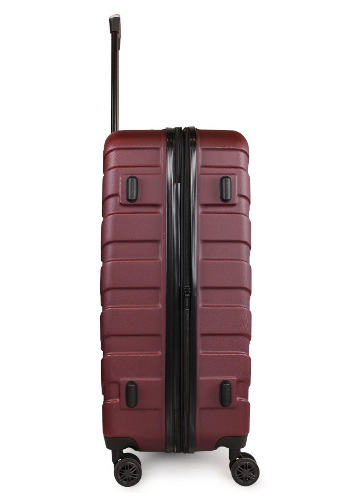 Pack 2 maletas M+L Soho 20 y 23kg burdeo Nautica-8