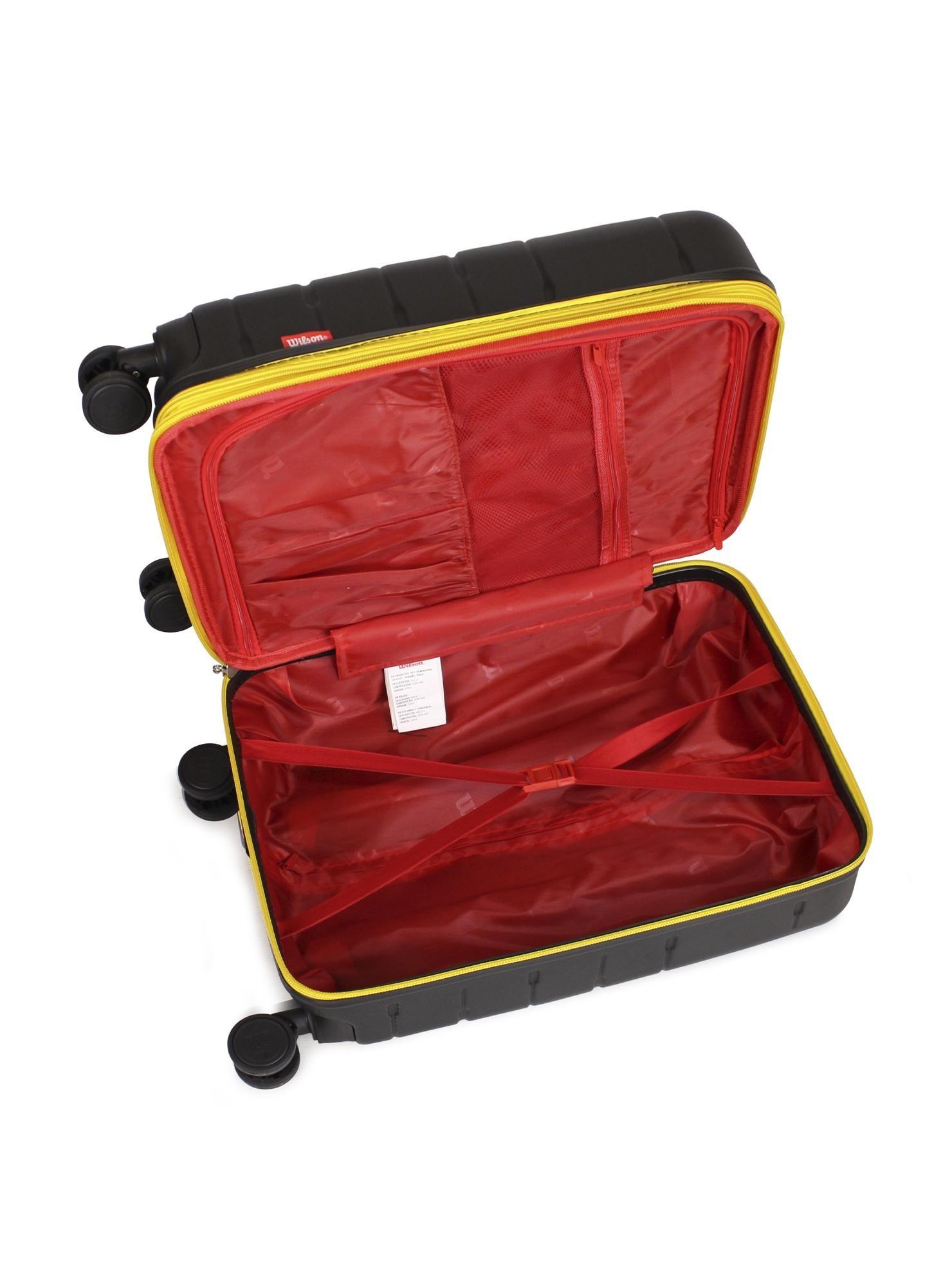 Pack 2 maletas S+M Madison Negro-Amarillo-1
