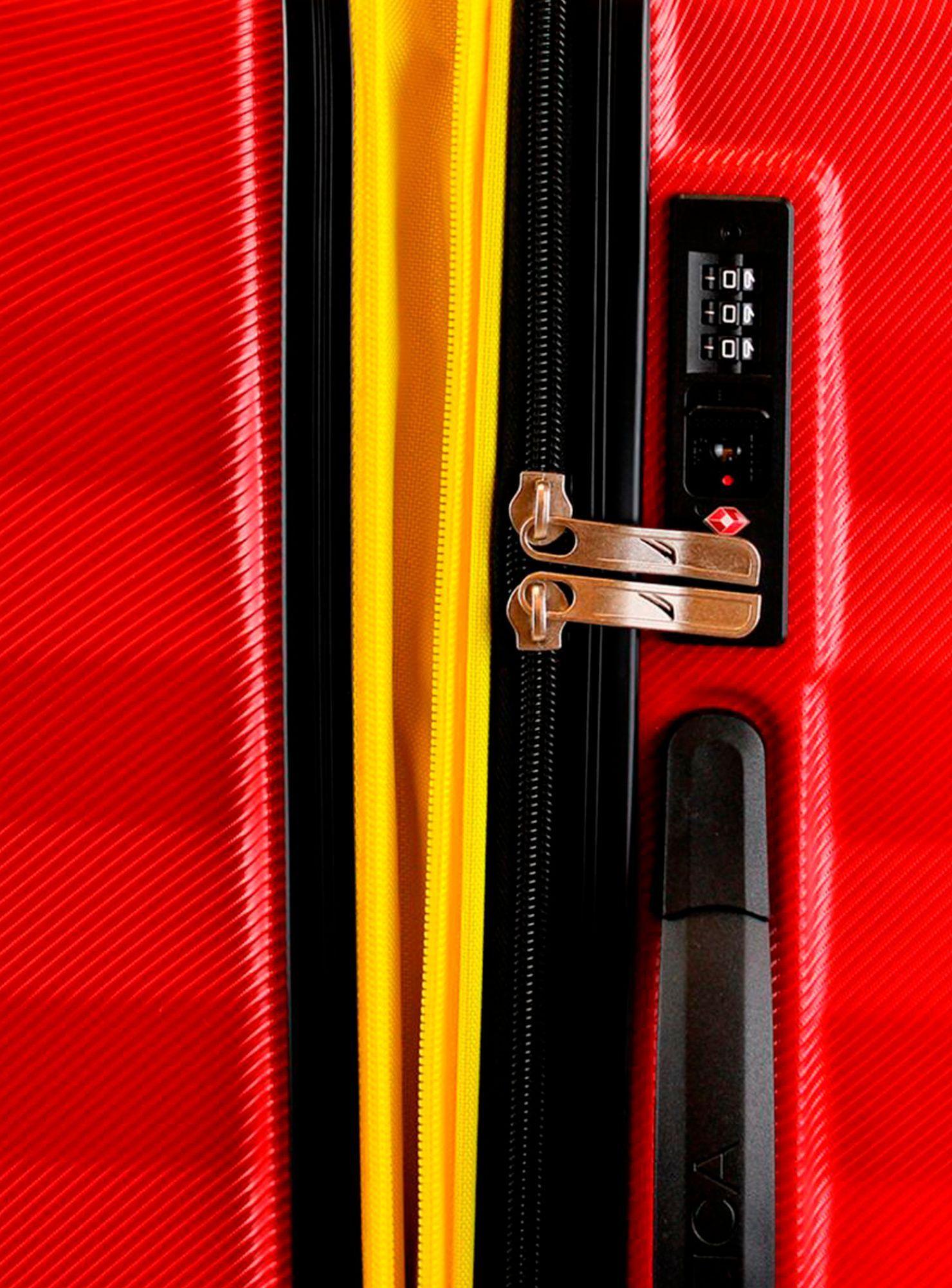 Maleta grande Nautica L 23kg Polonia roja-2