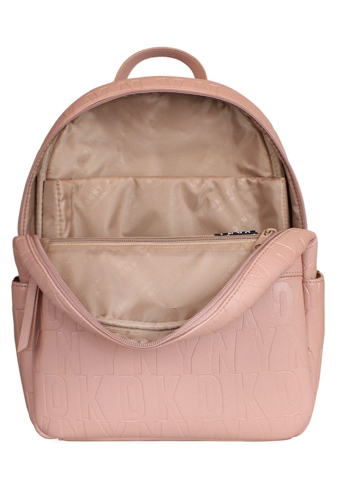 PACK DKNY Bolso + Mochila IMPRESSIONIST rosa Donna Karan-5