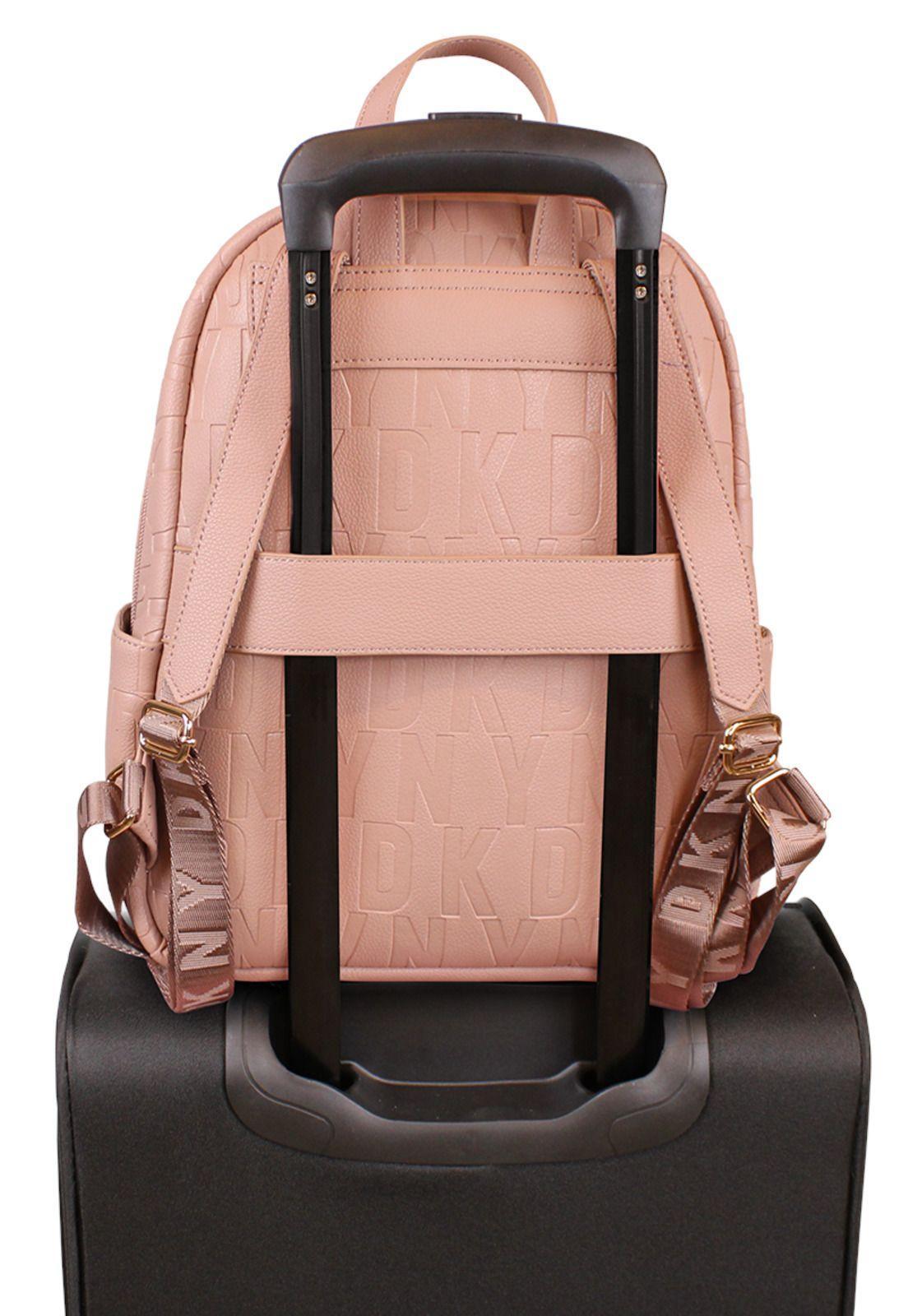 PACK DKNY Bolso + Mochila IMPRESSIONIST rosa Donna Karan-7