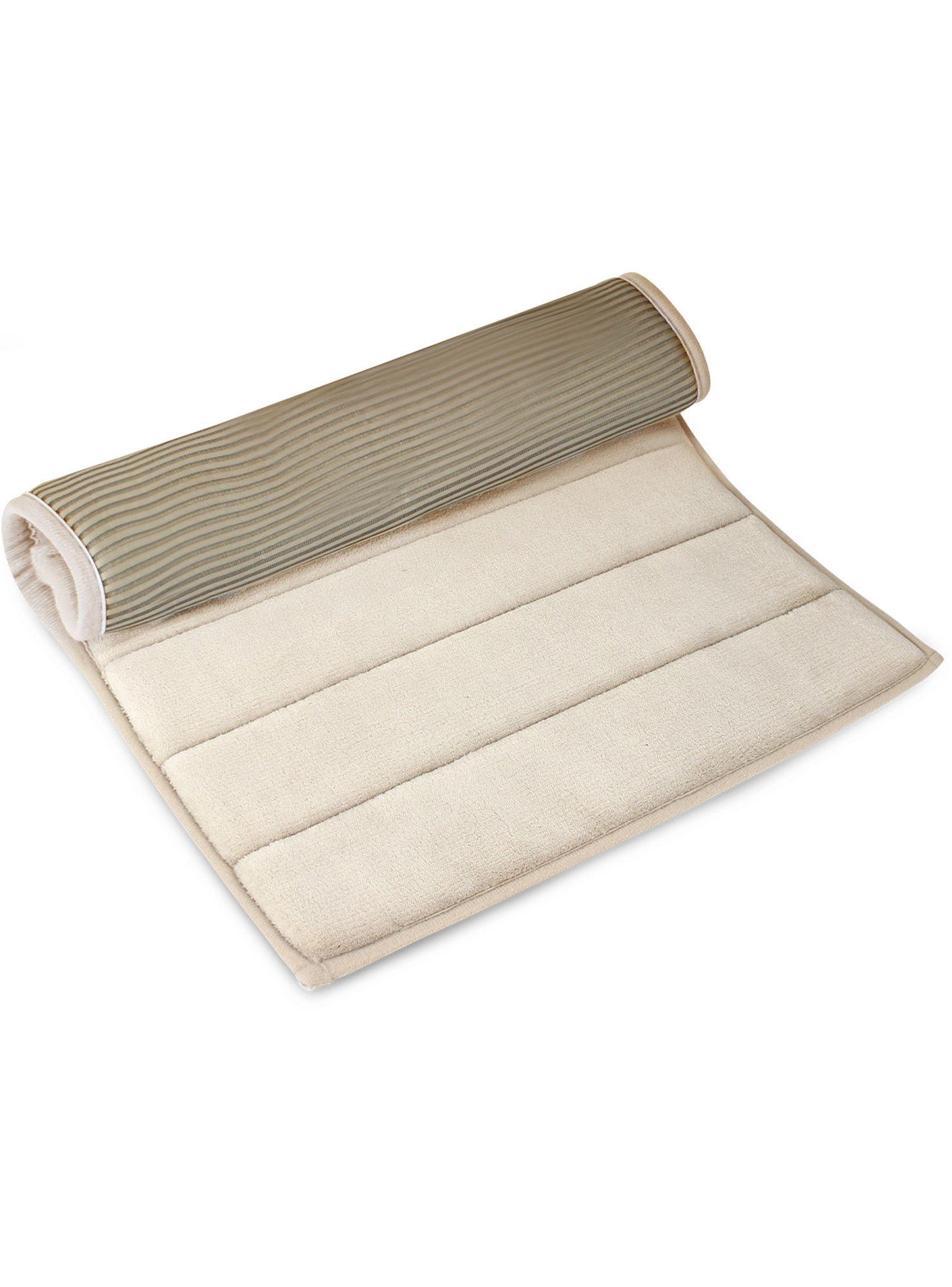 Alfombra de baño Nautica Home 50x80cm coralina ultra suave marfil-2