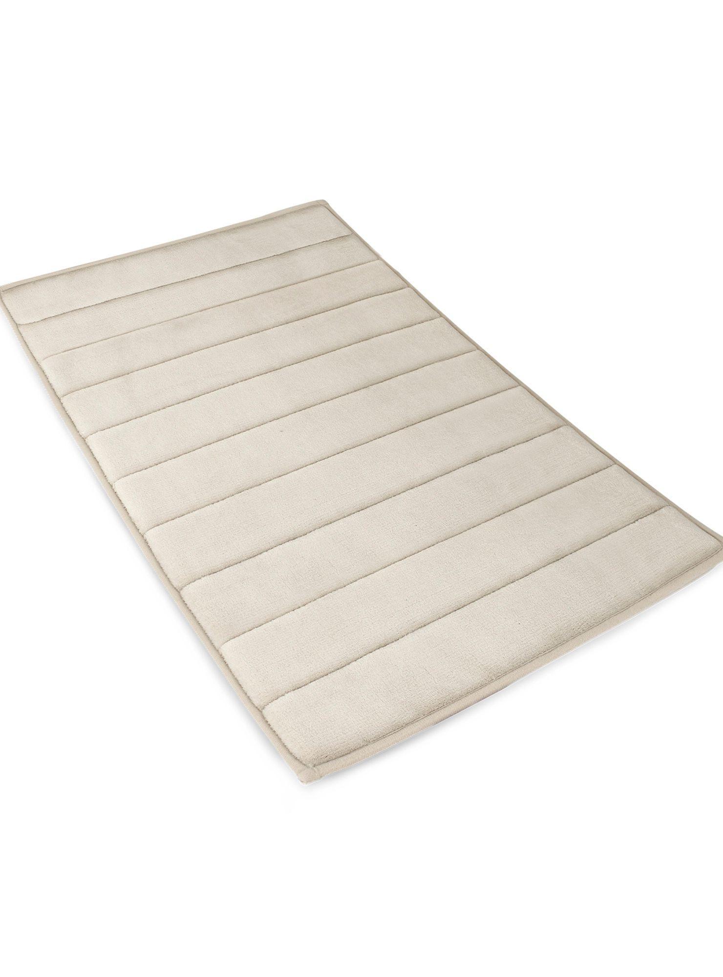 Alfombra de baño Nautica Home 50x80cm coralina ultra suave marfil-3