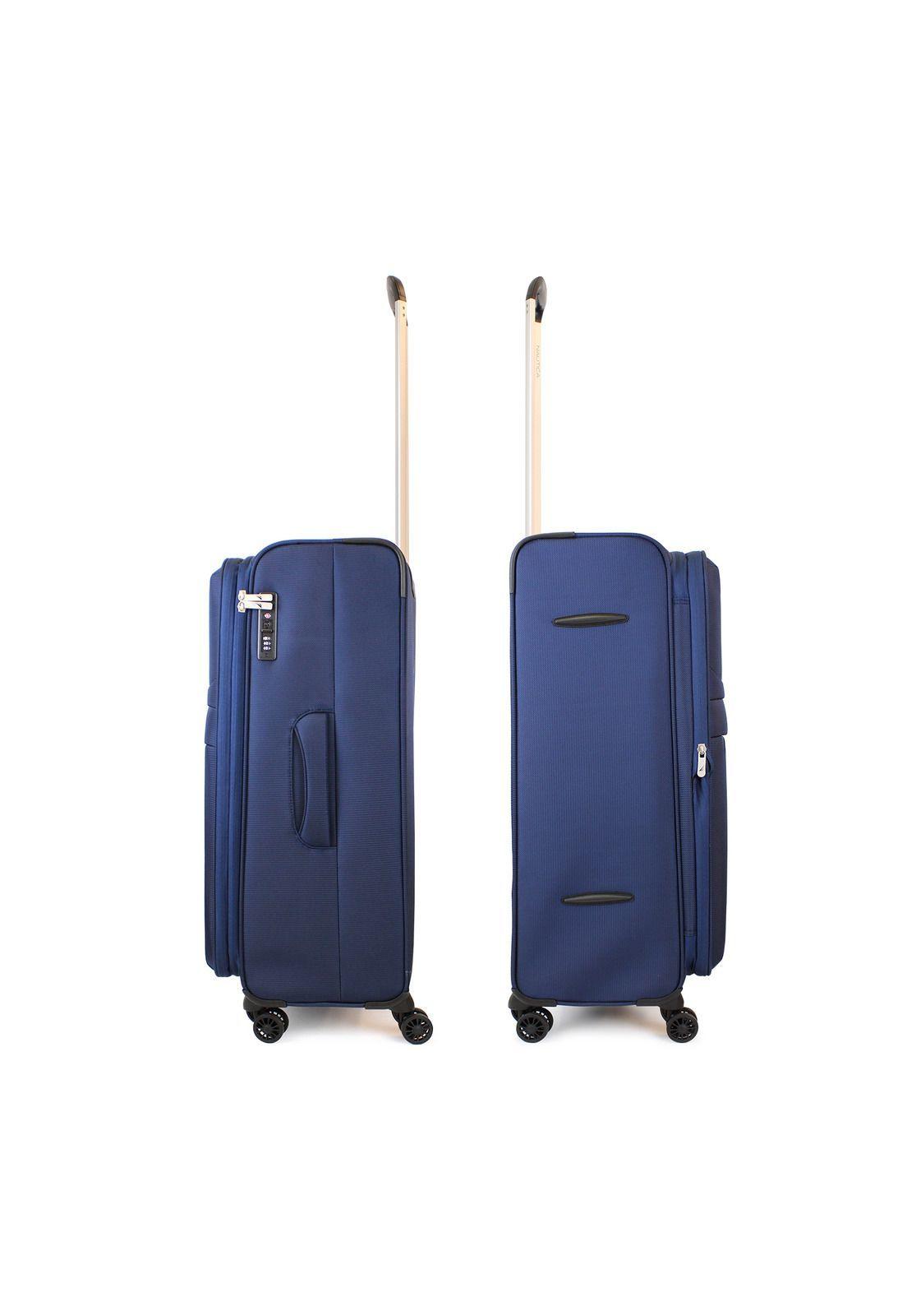 Pack 2 maletas blandas de tela S+M Nautica Munich 10k y 20k azul-5