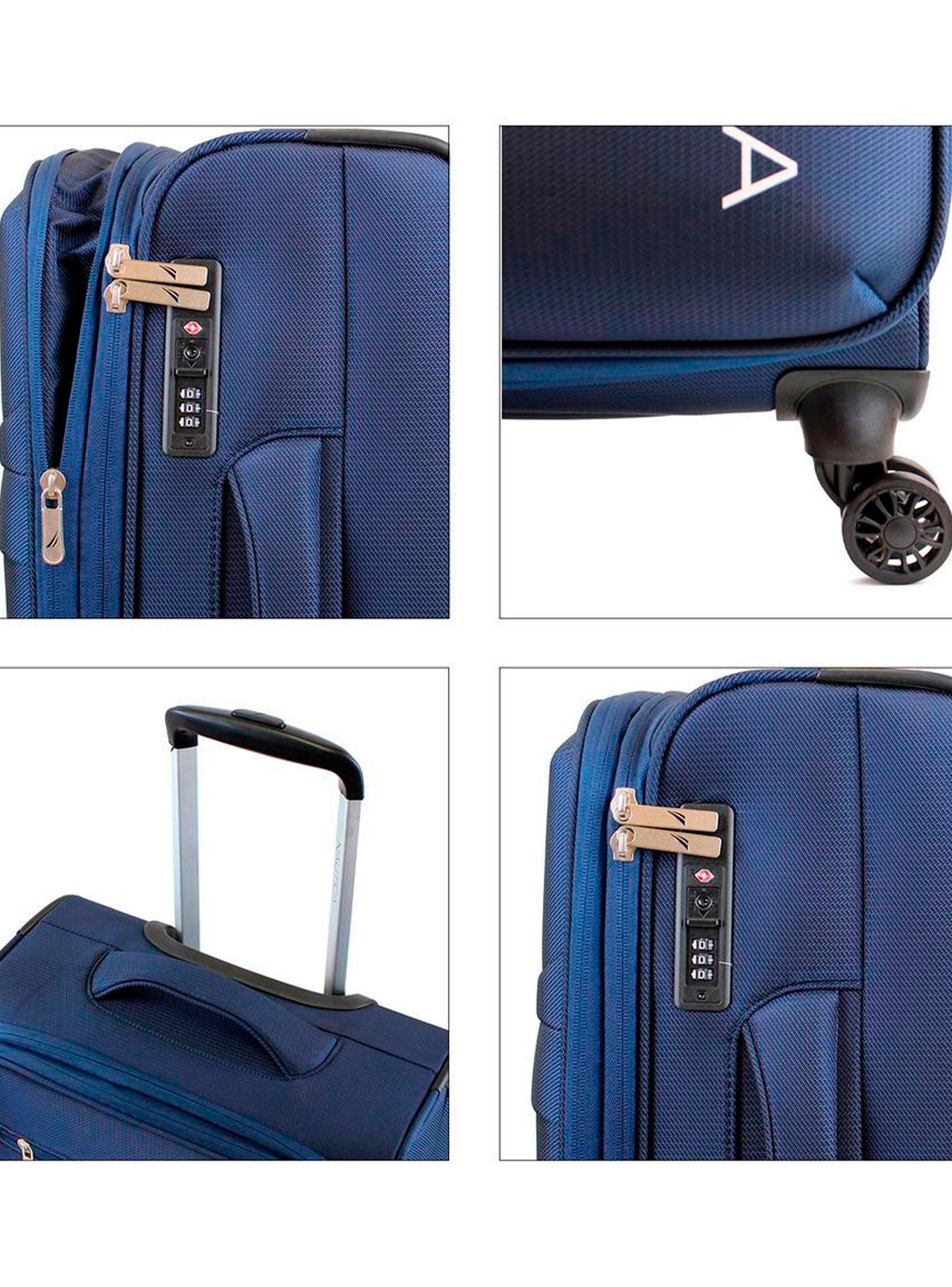 Pack 2 maletas blandas de tela S+M Nautica Munich 10k y 20k azul-2