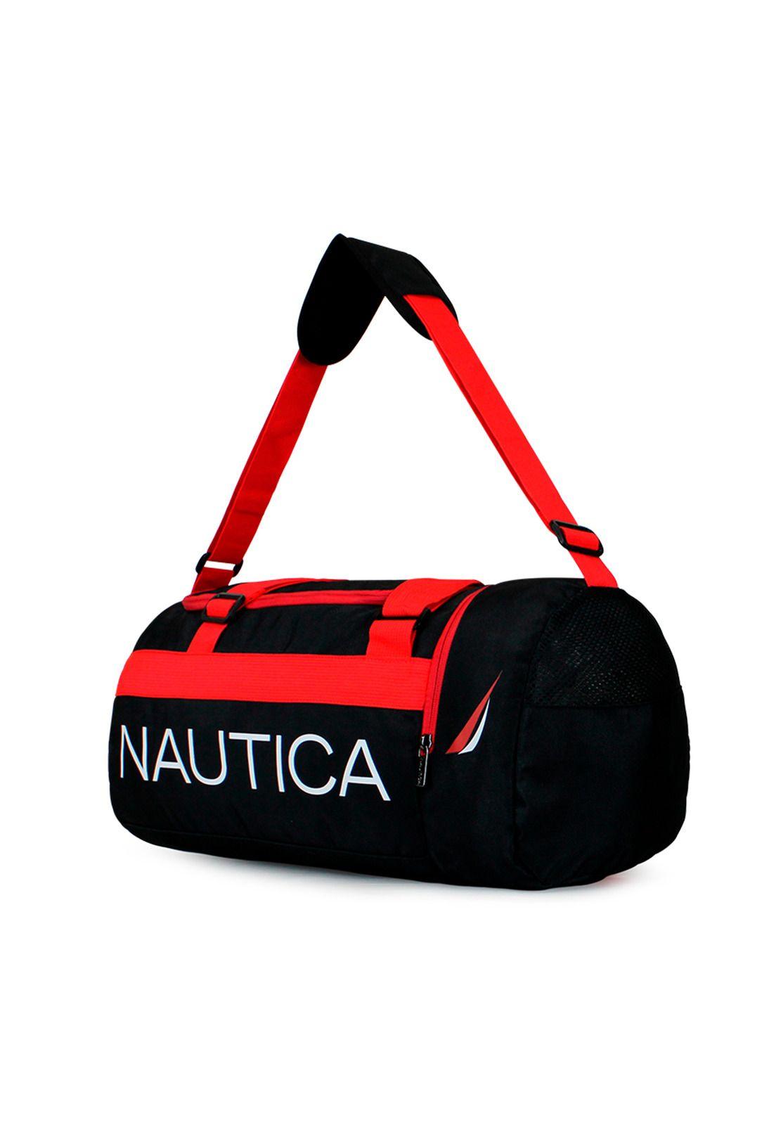 Bolso Valar negro Nautica + Candado-2