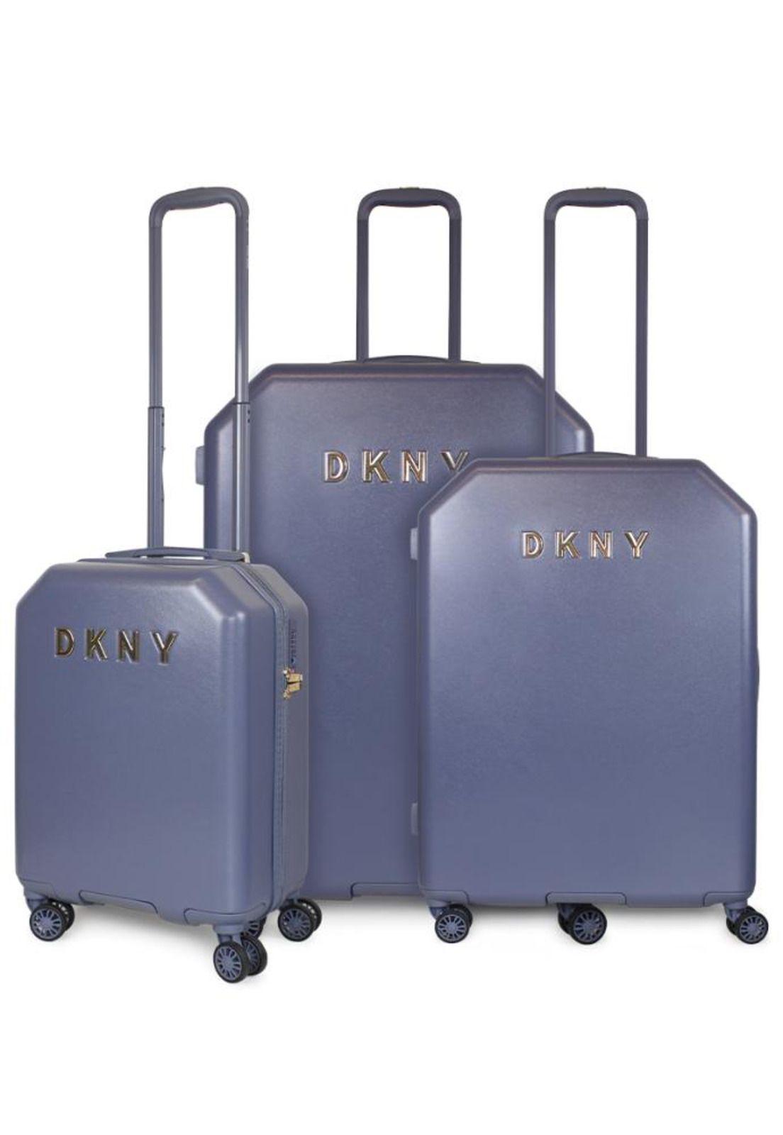 Set de 3 Maletas Donna Karan Liberty S+M+L azul DKNY-0