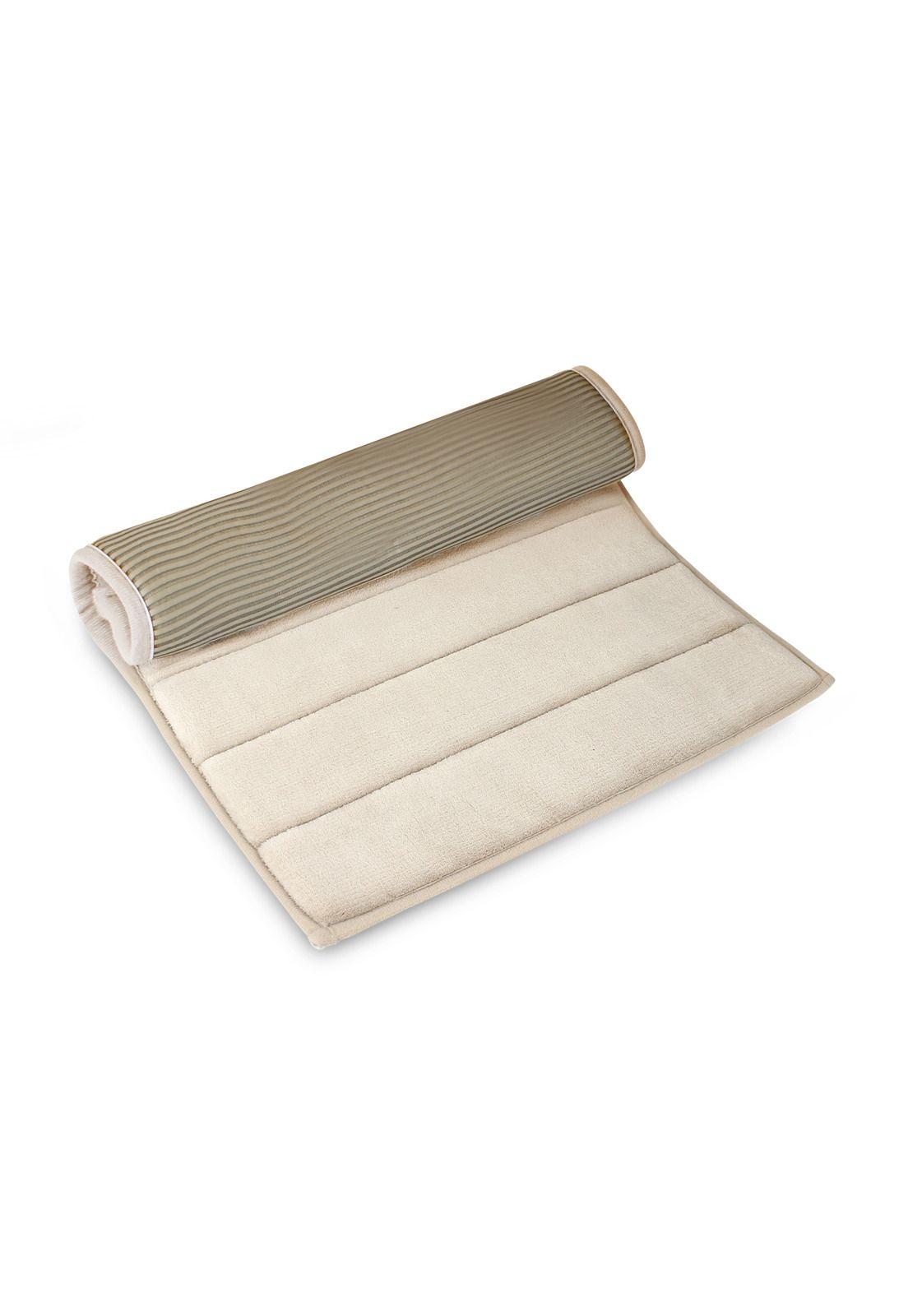 Alfombra de baño Nautica 40x60cm coralina ultra suave marfil-2