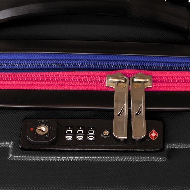 Maleta cabina S Vesper Negro + Cojín Cervical Azul-3