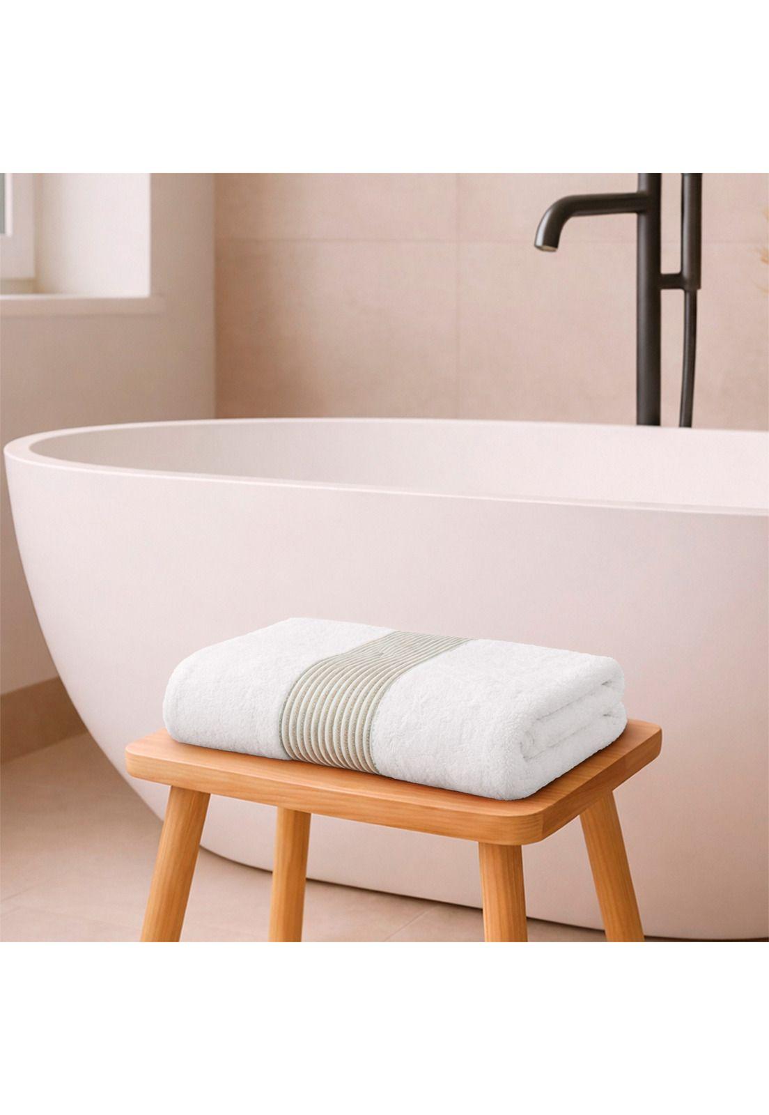 Toalla de Baño Cuerpo MAV Nautica Home 100% algodón suave 76x137cm verde-0
