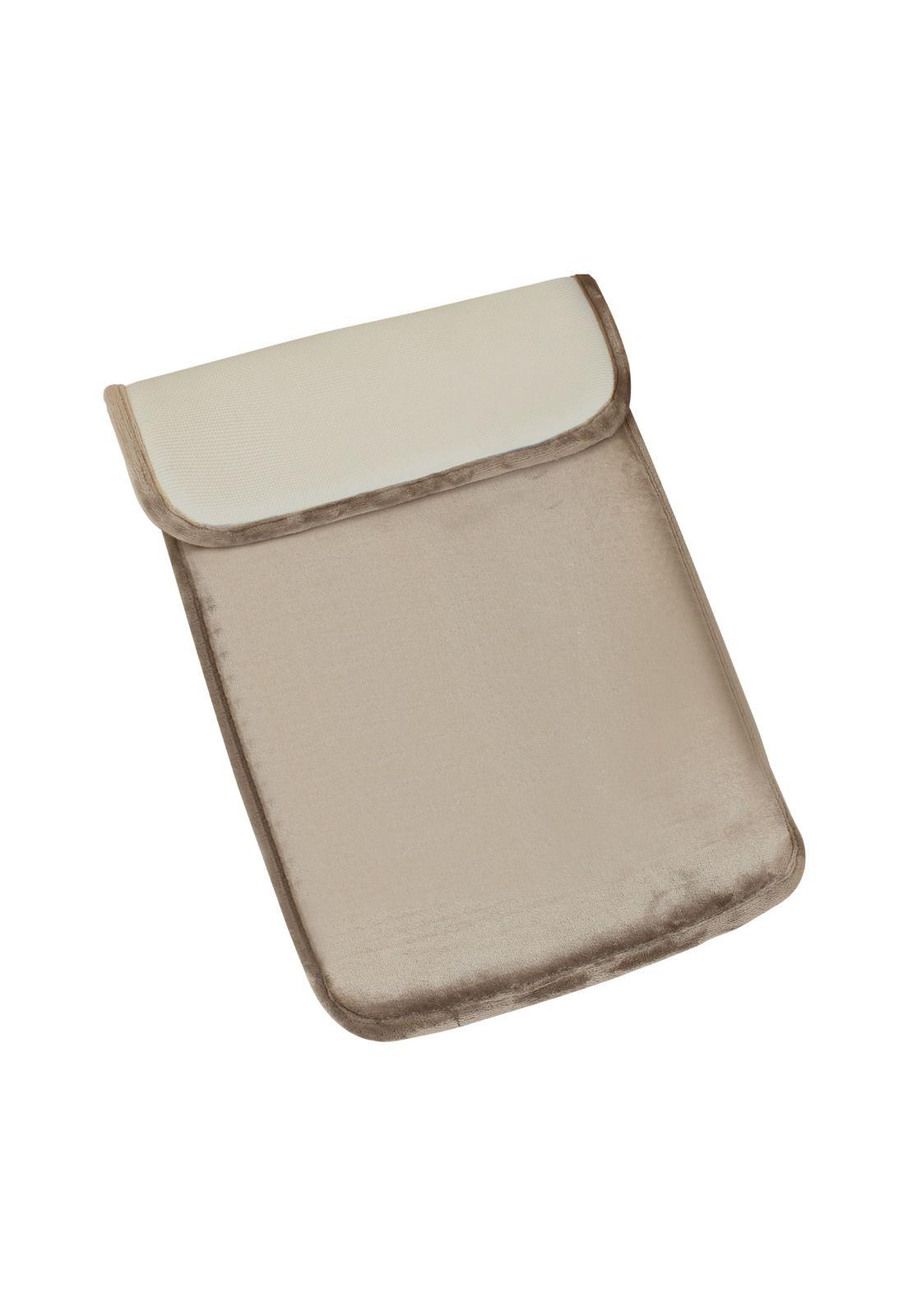 Alfombra de Baño Nautica flannel 50x80cm absorbente Beige-2