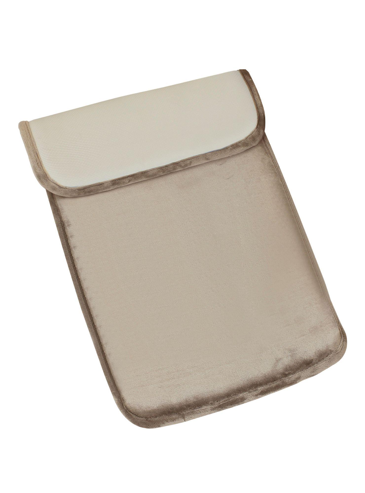 Alfombra de Baño Nautica Home flannel 50x80cm absorbente Beige-2