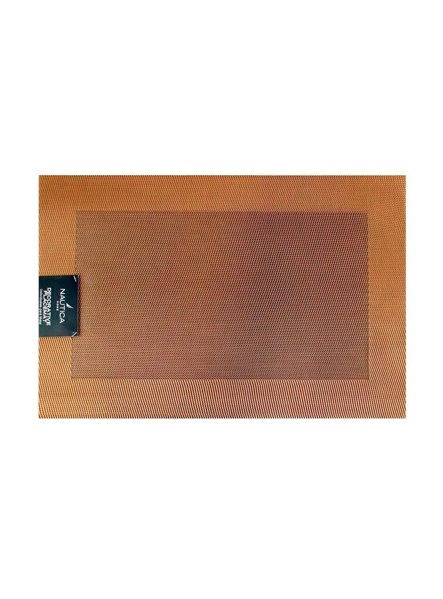 Pack 6 Individuales de mesa Nautica Home 45x30cm dorado-3