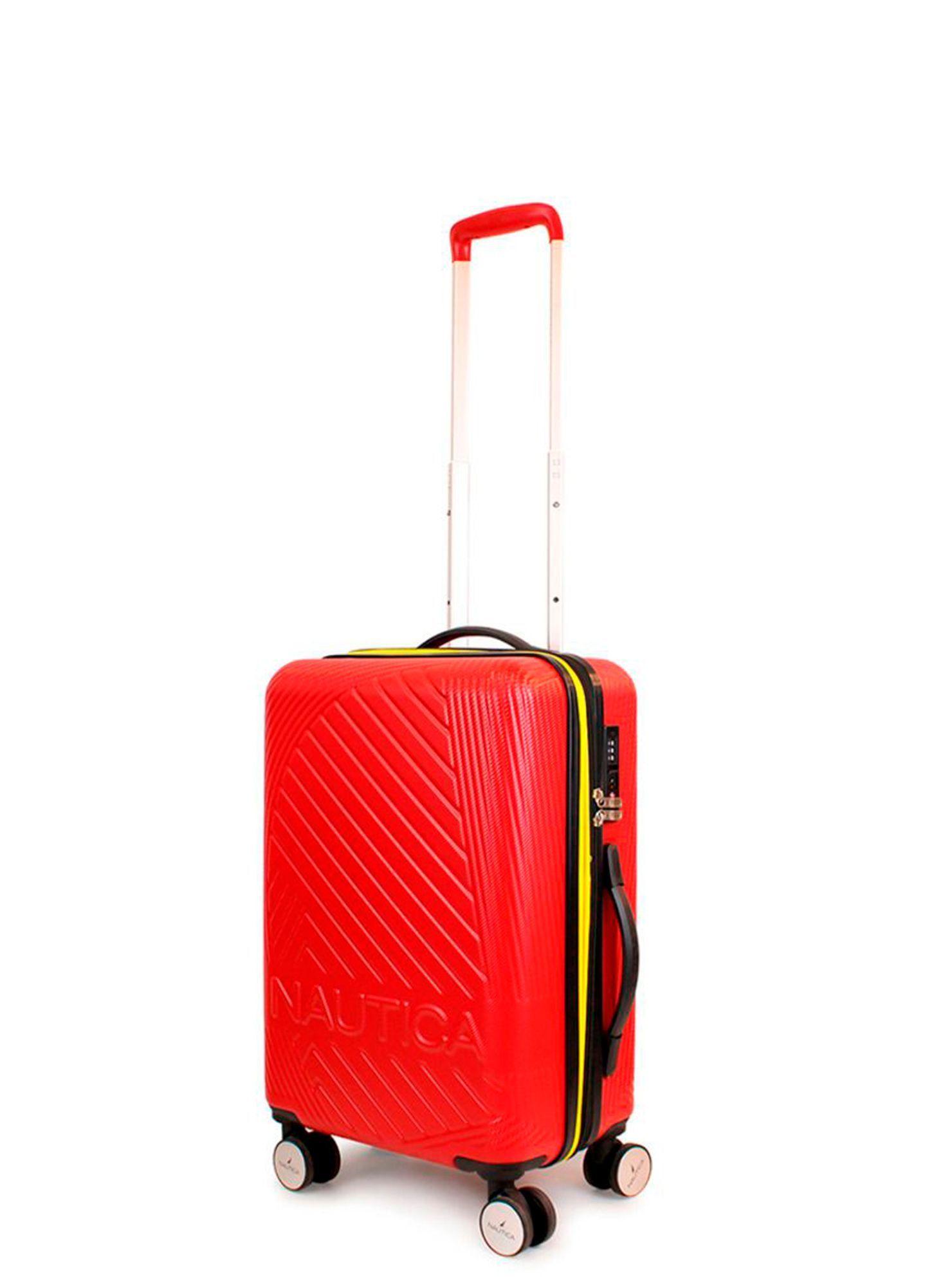 Pack 2 maletas Nautica S+L Bahamas 10kg y 23kg roja-3