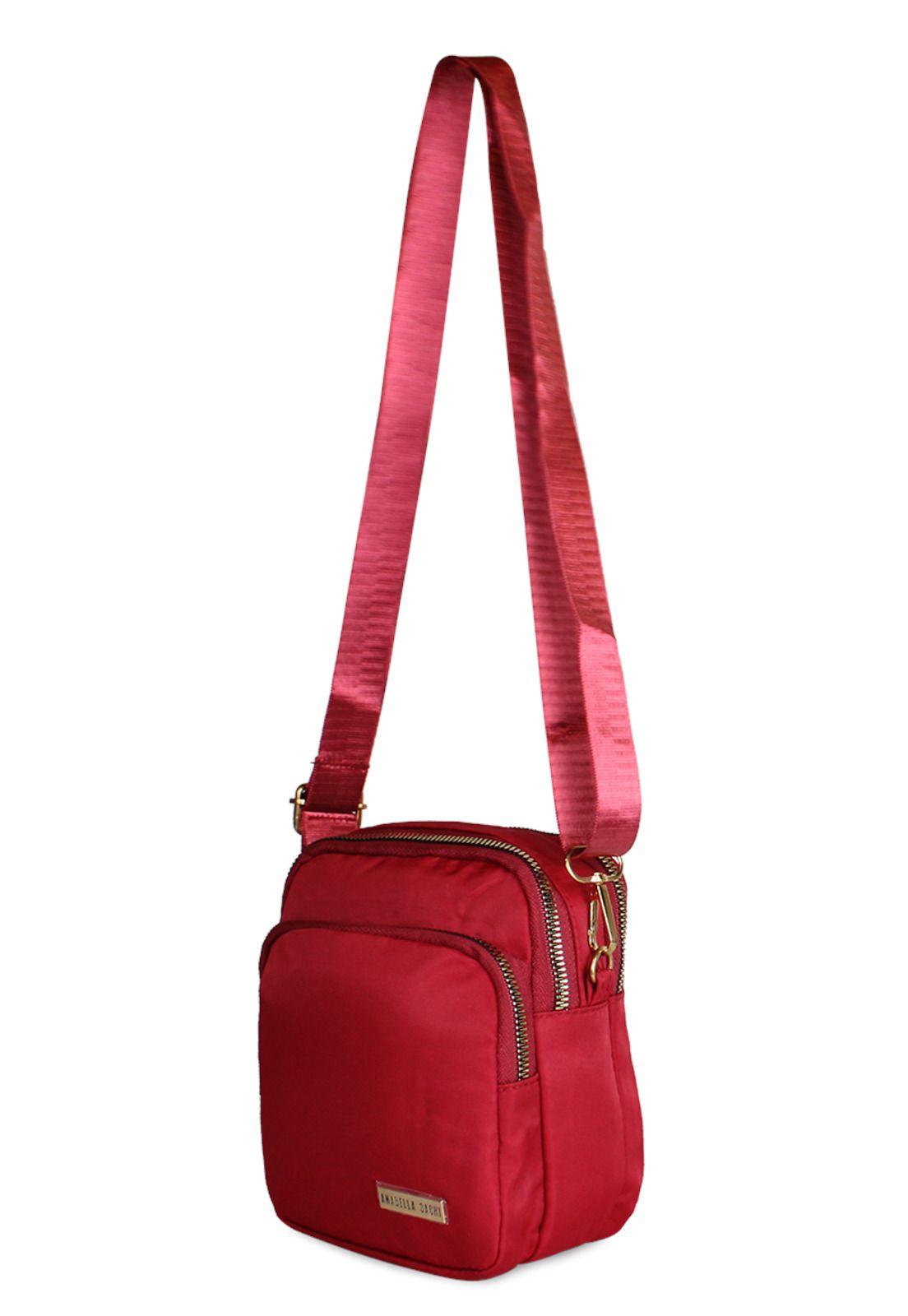 Cartera bandolera Isa roja Anabella Sachi-2