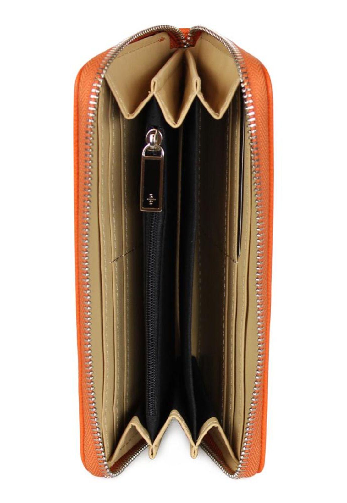 Billetera mujer Bessie naranja Kenneth Cole-3