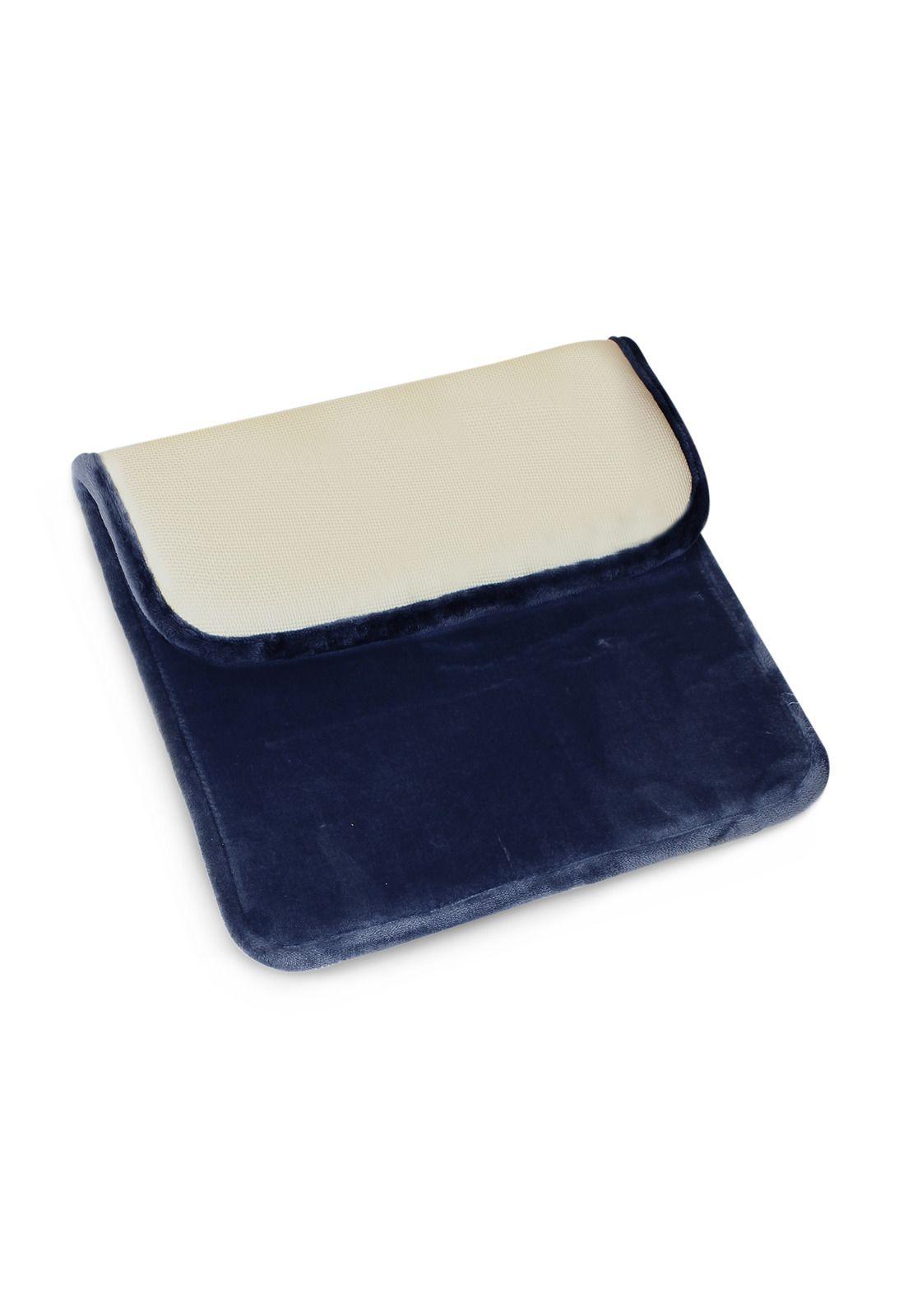 Alfombra de Baño Nautica flannel 40x60cm antideslizante azul marino-2