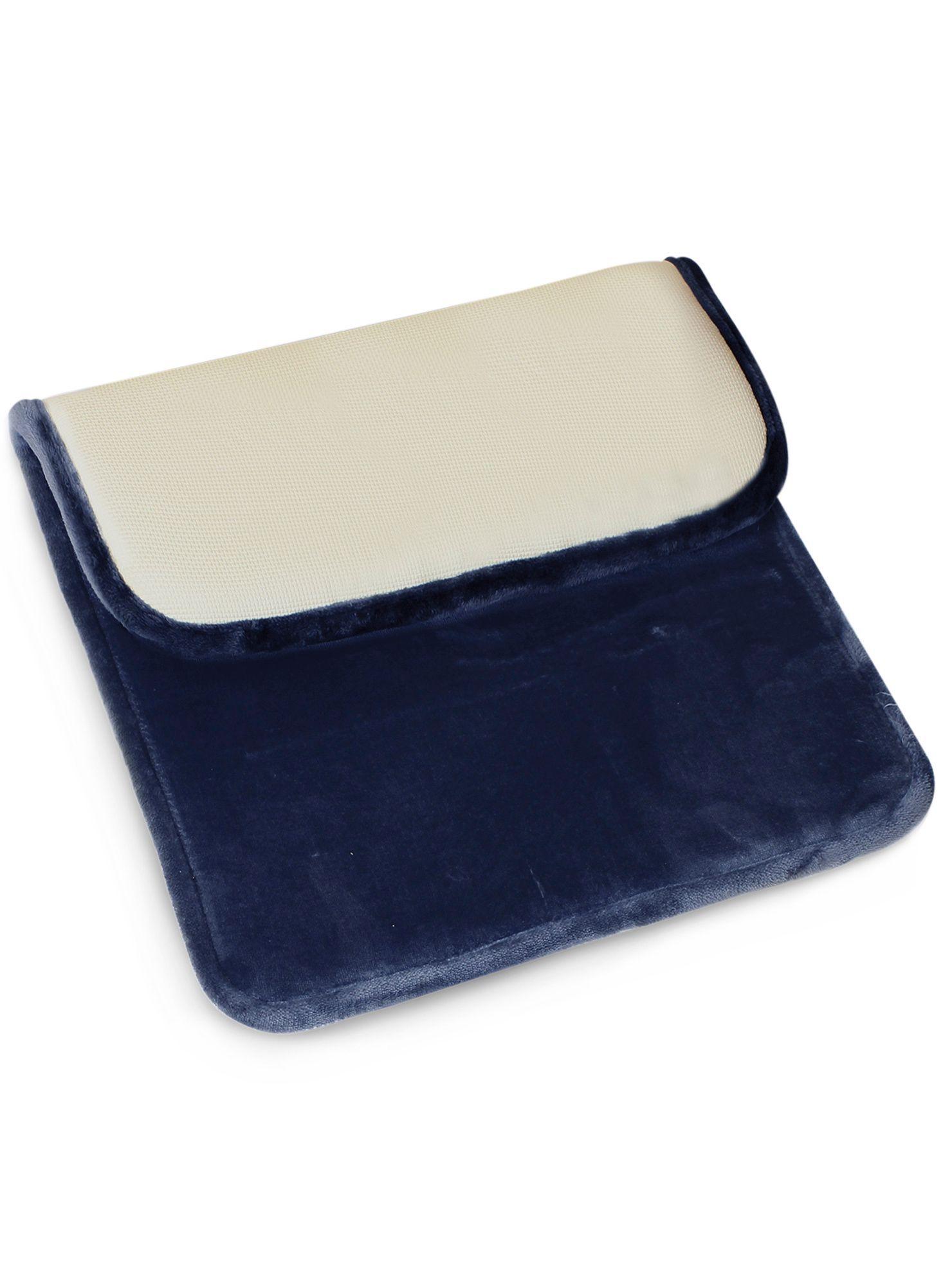 Alfombra de Baño Nautica Home flannel 40x60cm antideslizante azul marino-2