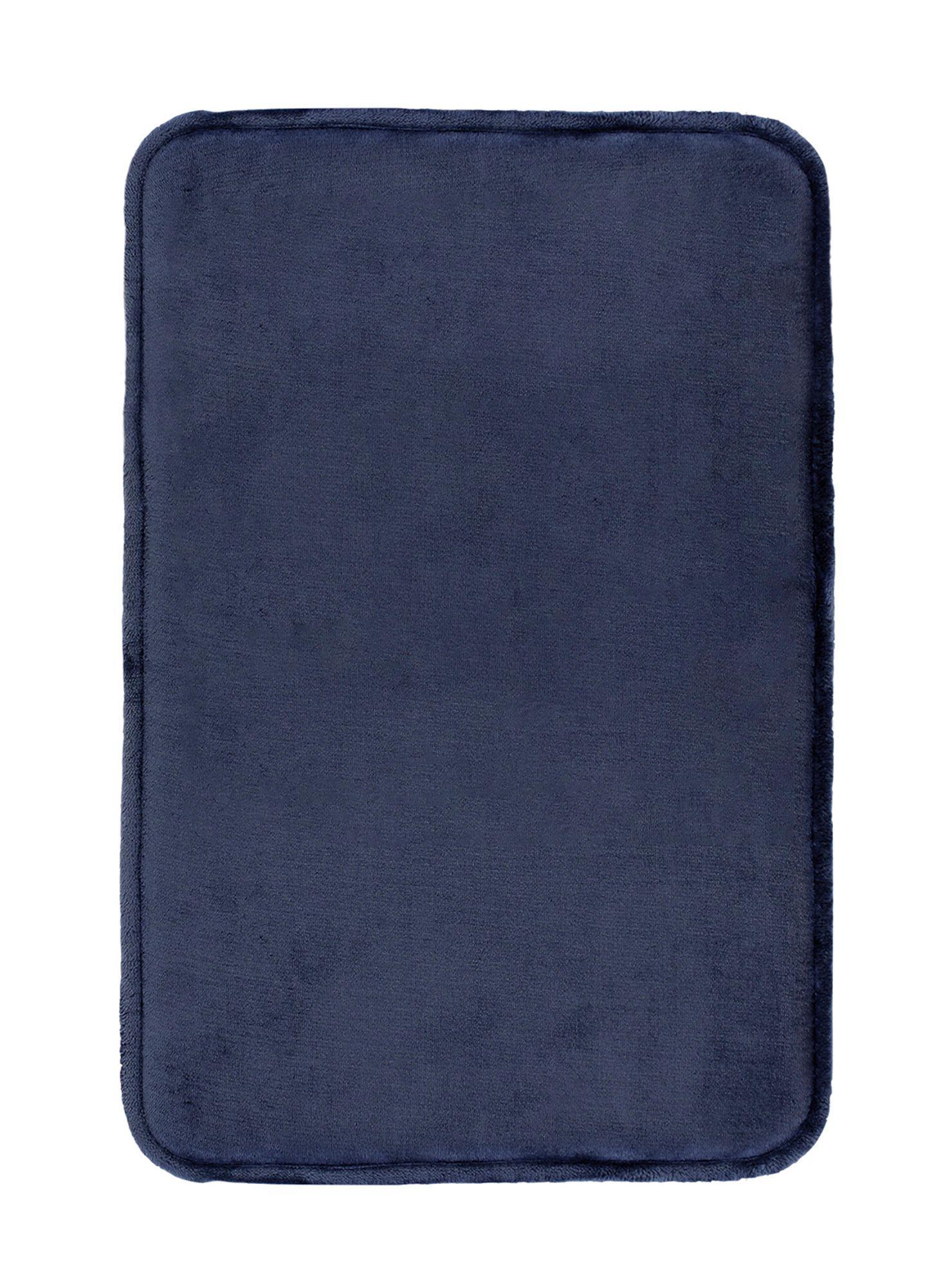 Alfombra de Baño Nautica Home flannel 40x60cm antideslizante azul marino-5
