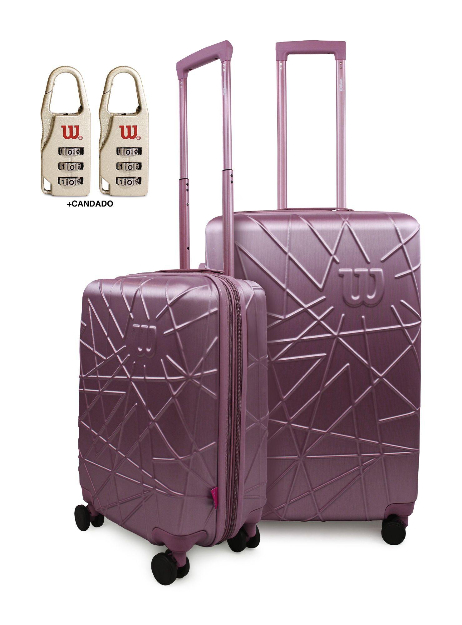 Pack 2 maletas S+M East coast Rosa-0