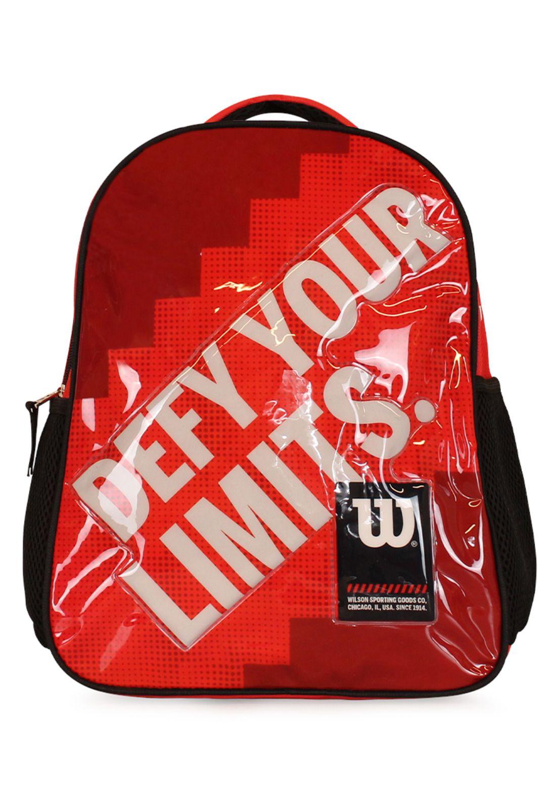 Mochila infantil unisex Logan rojo Wilson-0