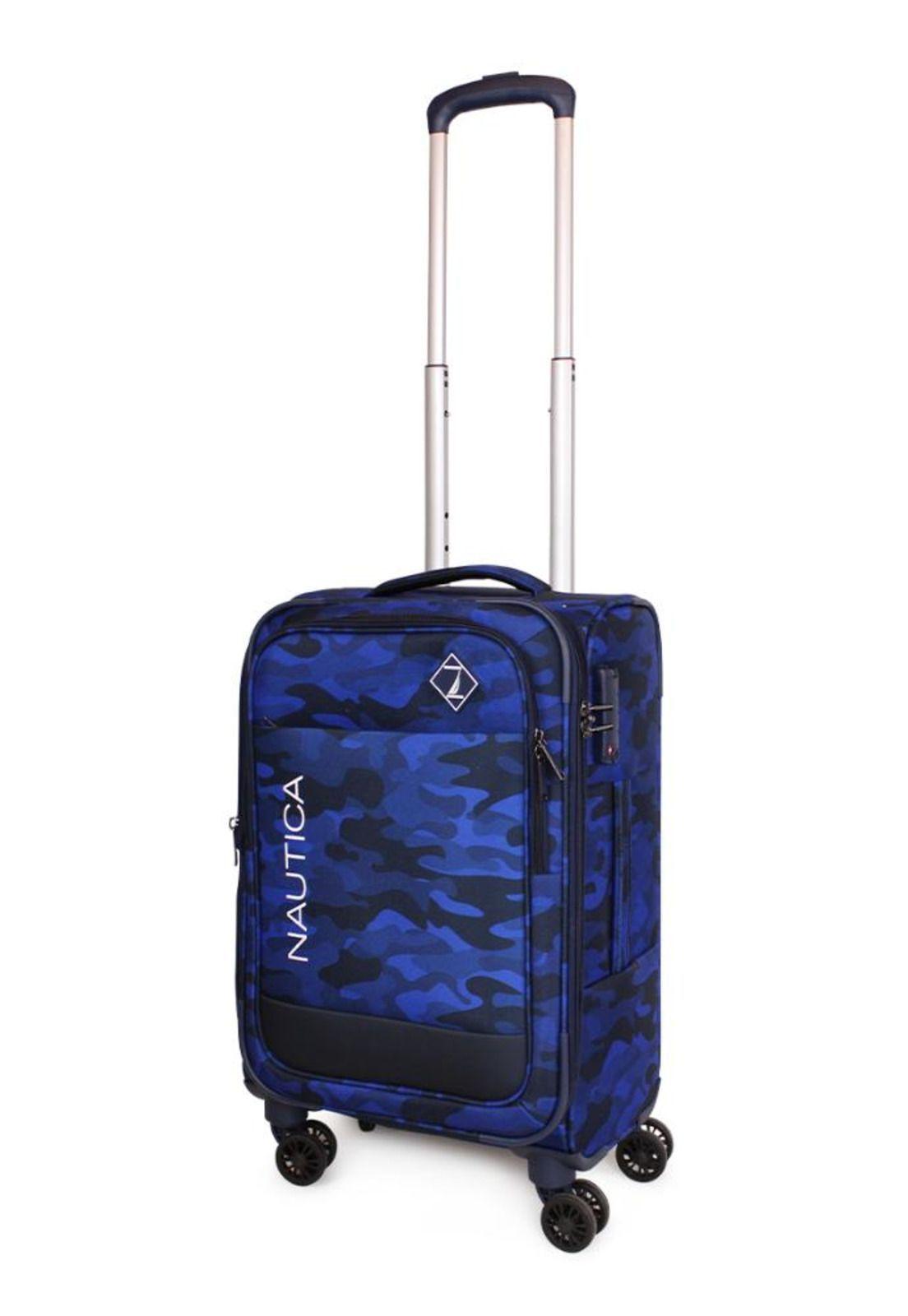 Maleta blanda de tela Barham S de cabina azul Nautica-5