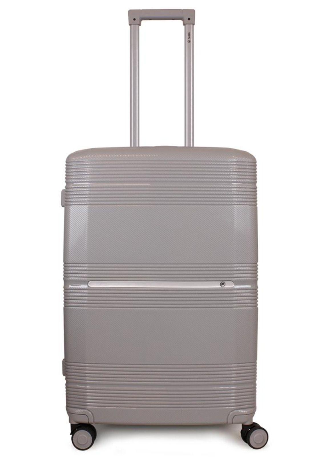 Pack 2 Maletas M+L gris CHIC F la Maleta de Chile-5