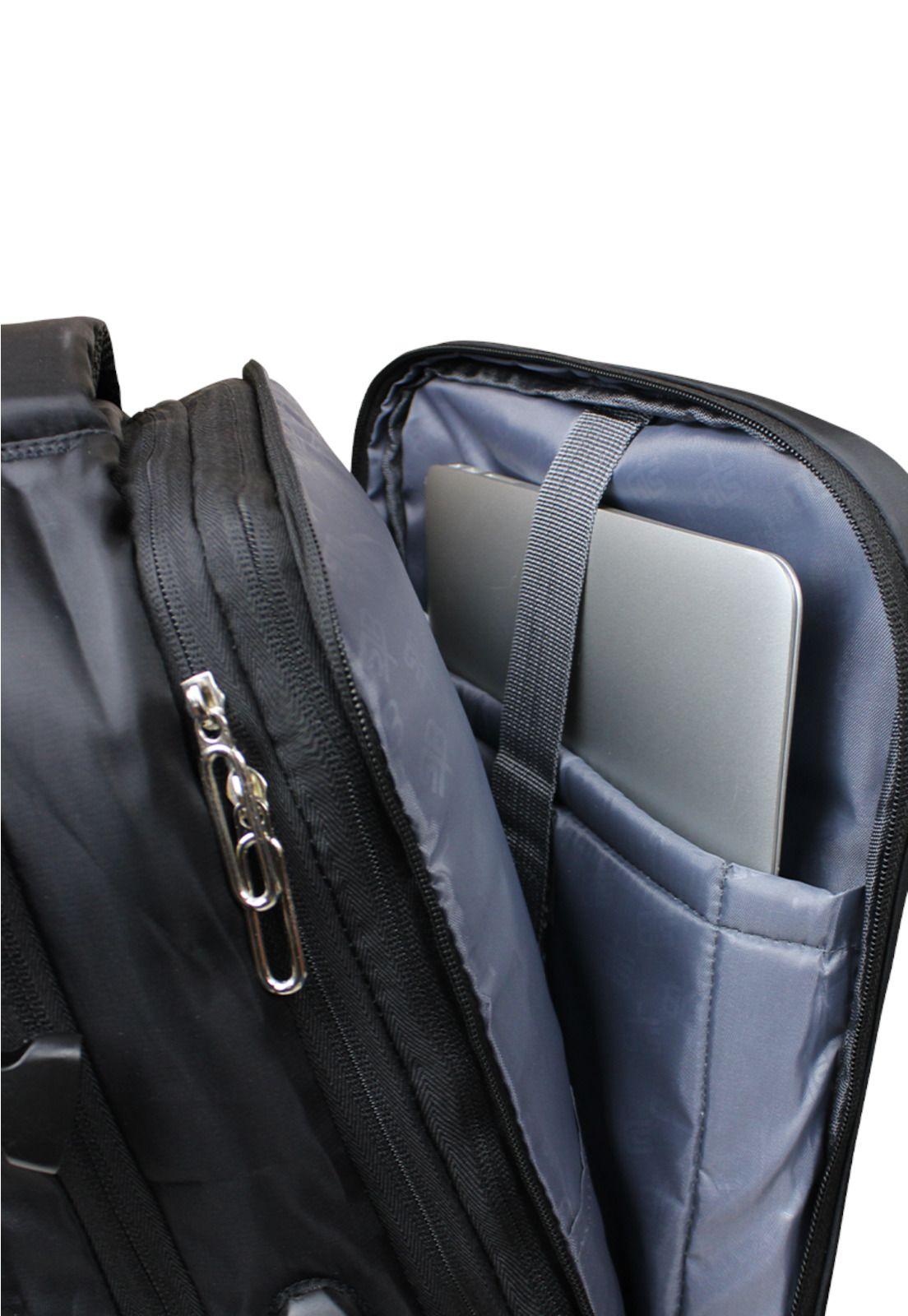 Mochila Viral negra con usb Swiss Bag-2