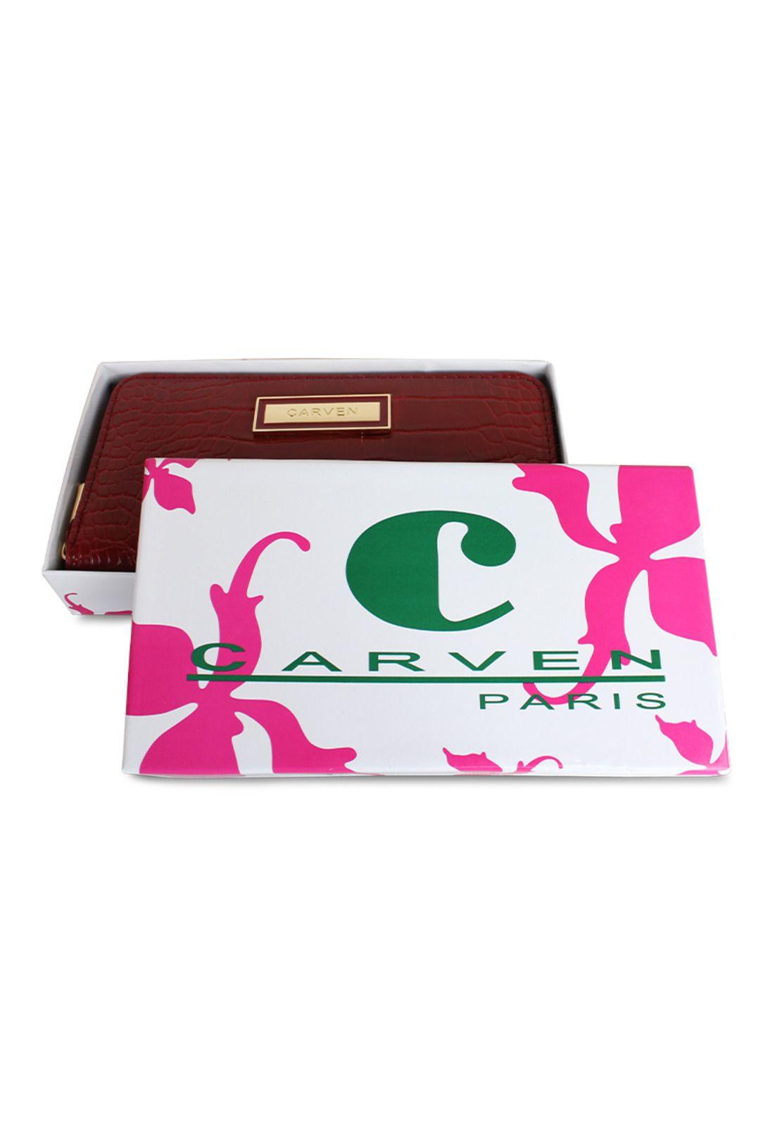 Billetera mujer Sofia roja Carven Paris-3