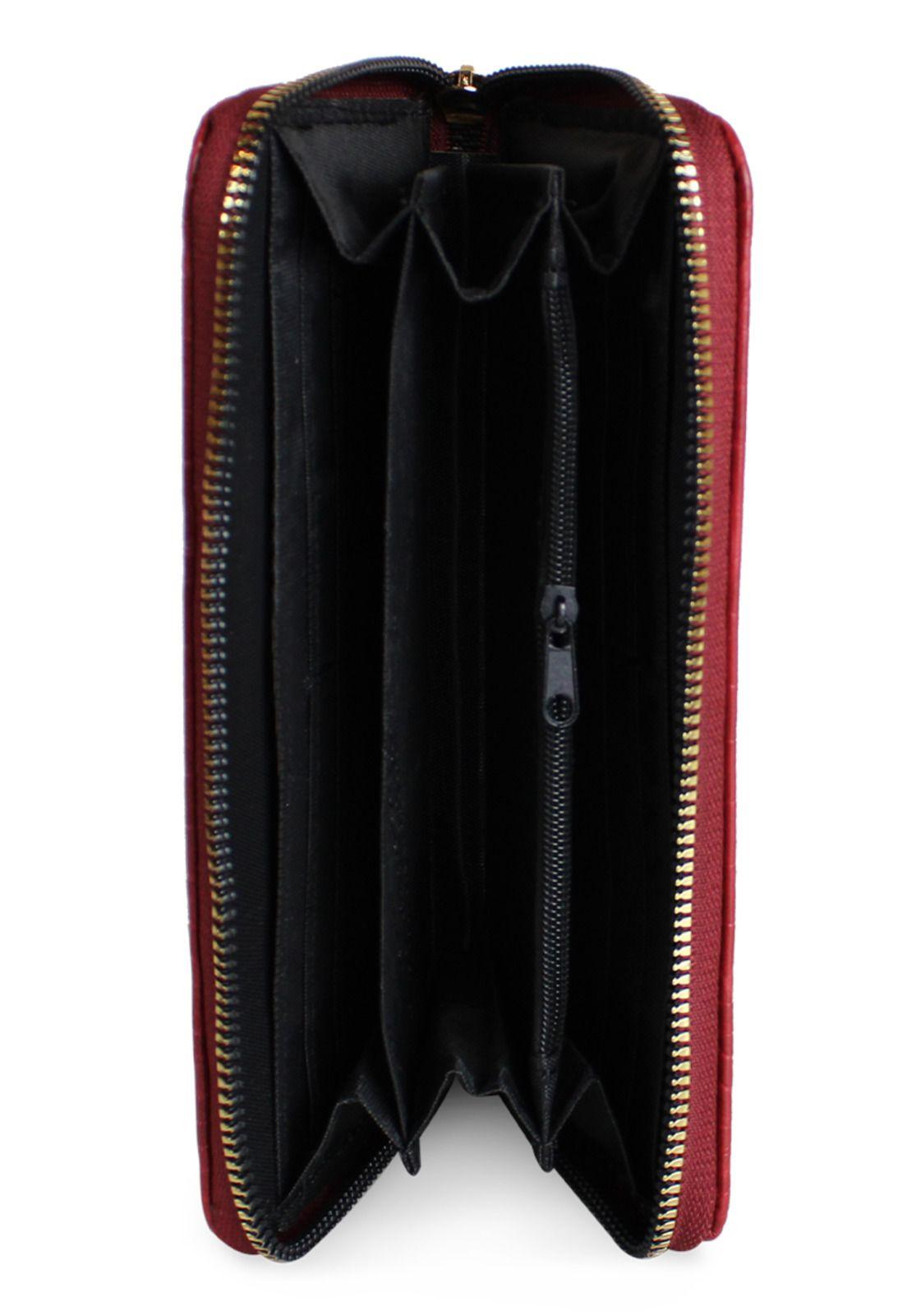 Billetera mujer Sofia roja Carven Paris-4