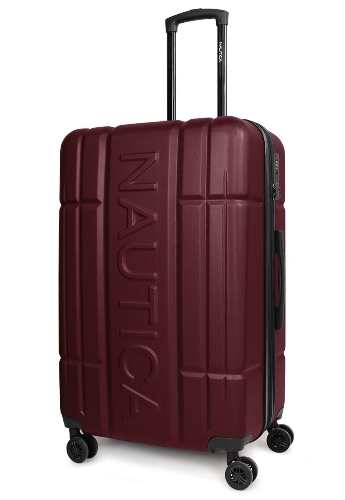 Pack 2 maletas S+L Amsterdam 10 y 23kg burdeo Nautica-6