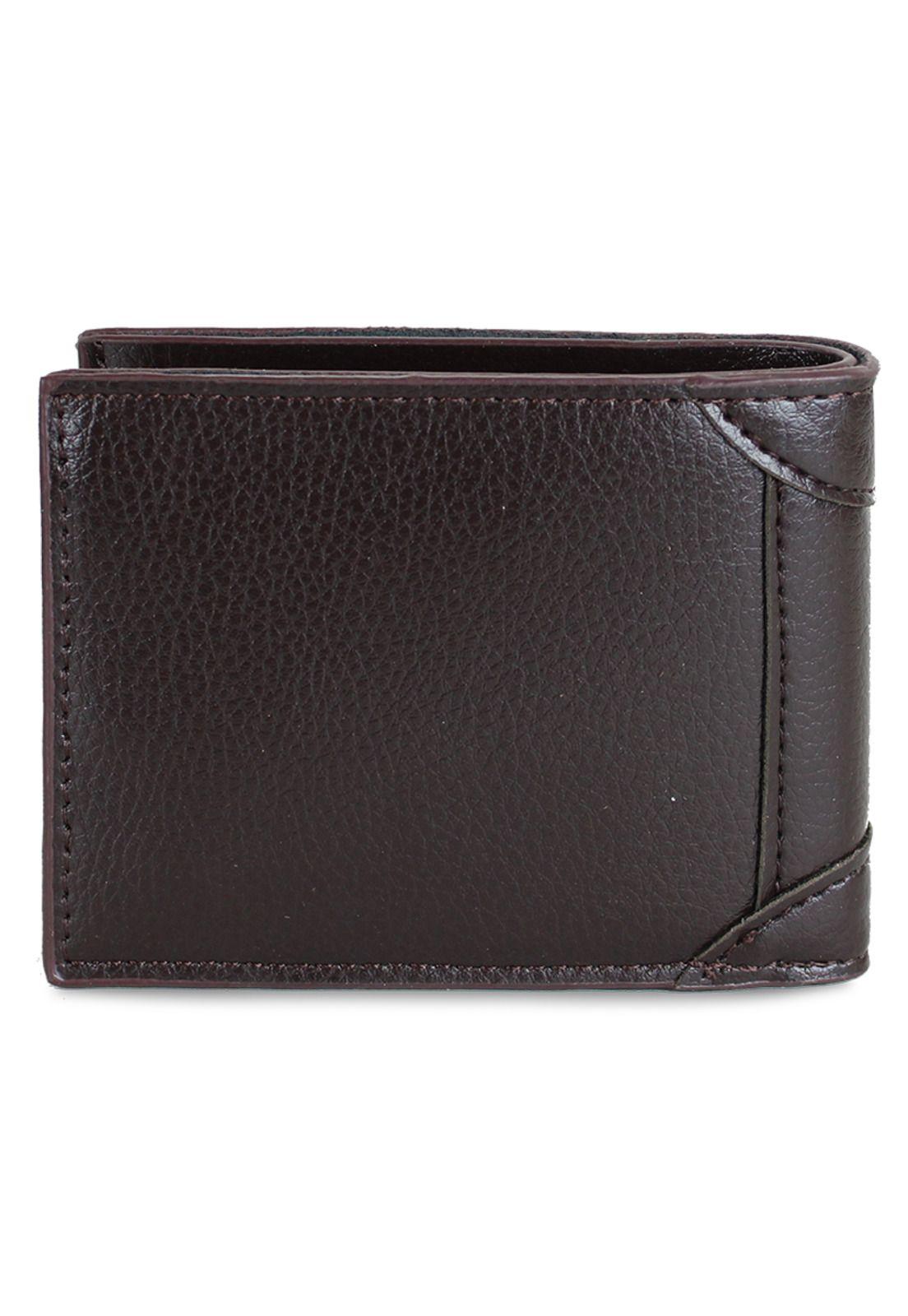 Billetera de hombre Agus café oscuro Carven Paris-3