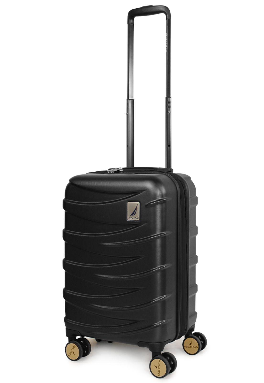 Maleta cabina Mónaco negra S 10kg Nautica-3