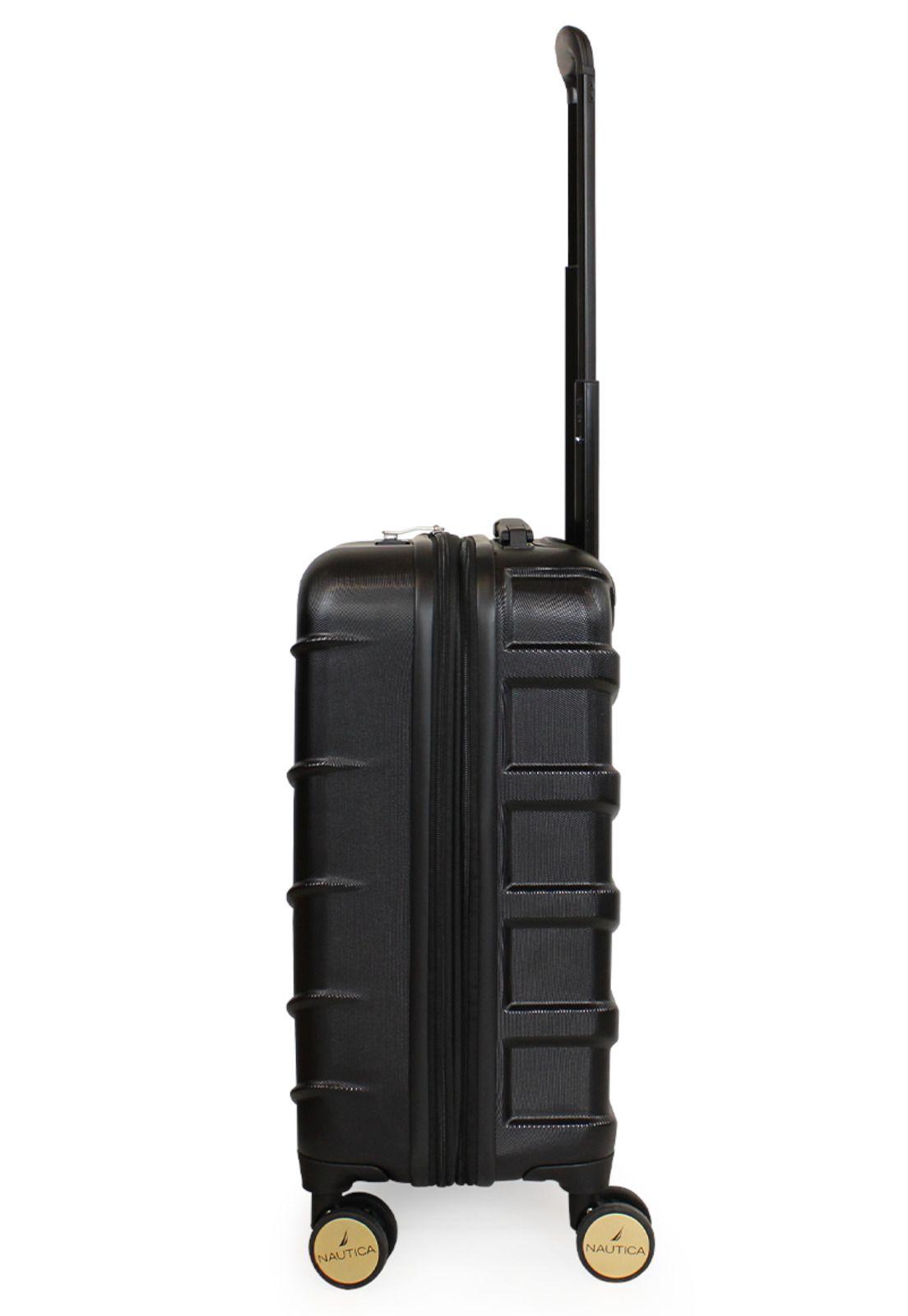 Maleta cabina Mónaco negra S 10kg Nautica-4