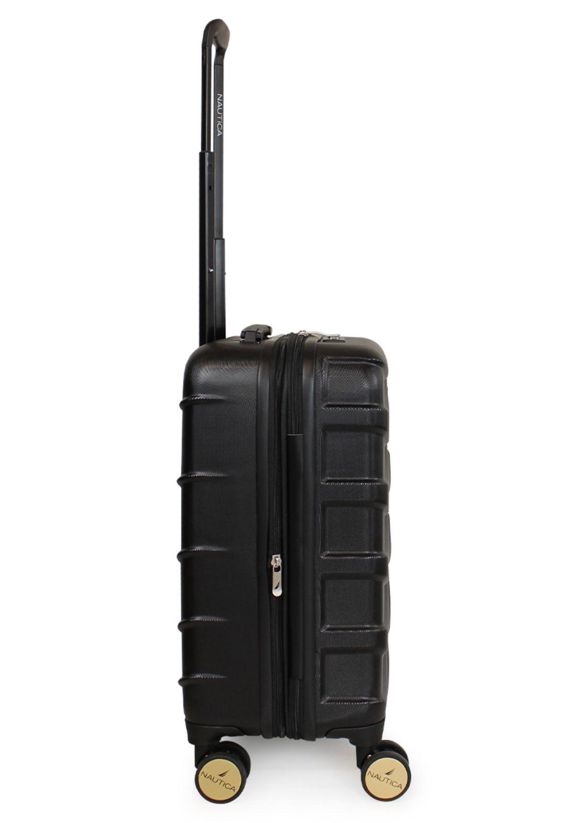 Maleta cabina Mónaco negra S 10kg Nautica-5