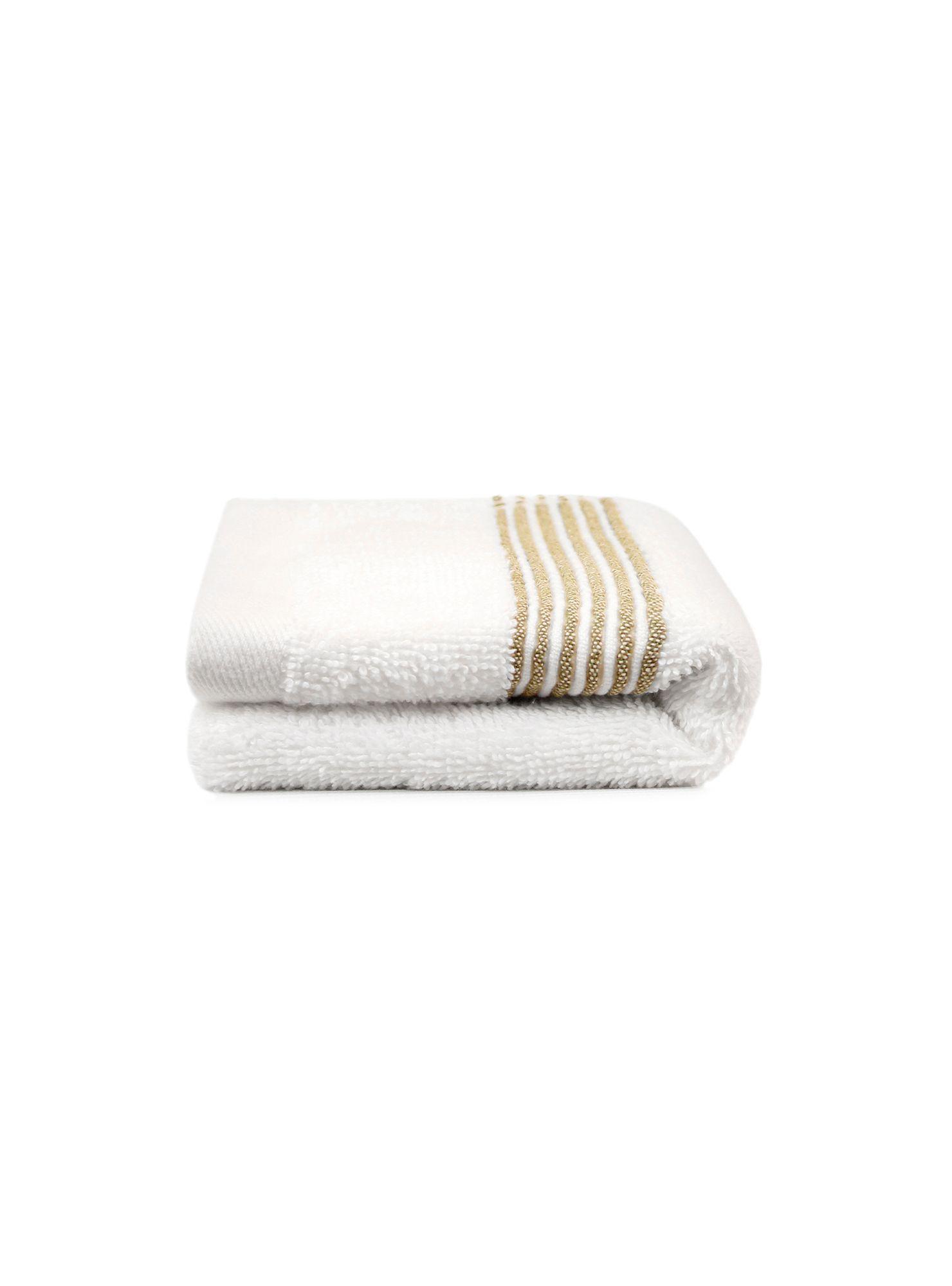 Toalla de cara MAV Nautica 100% algodón suave 30x50cm blanca-verde-4