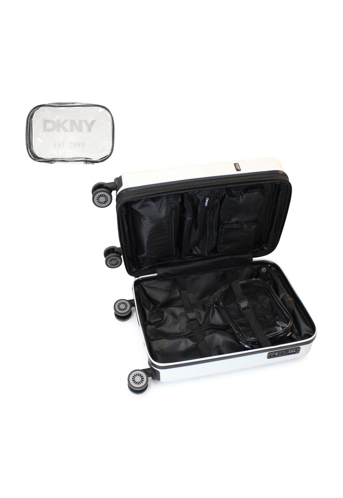 Pack 2 Maletas Donna Karan Luxe S 10kg + L 23kg blanco DKNY-3