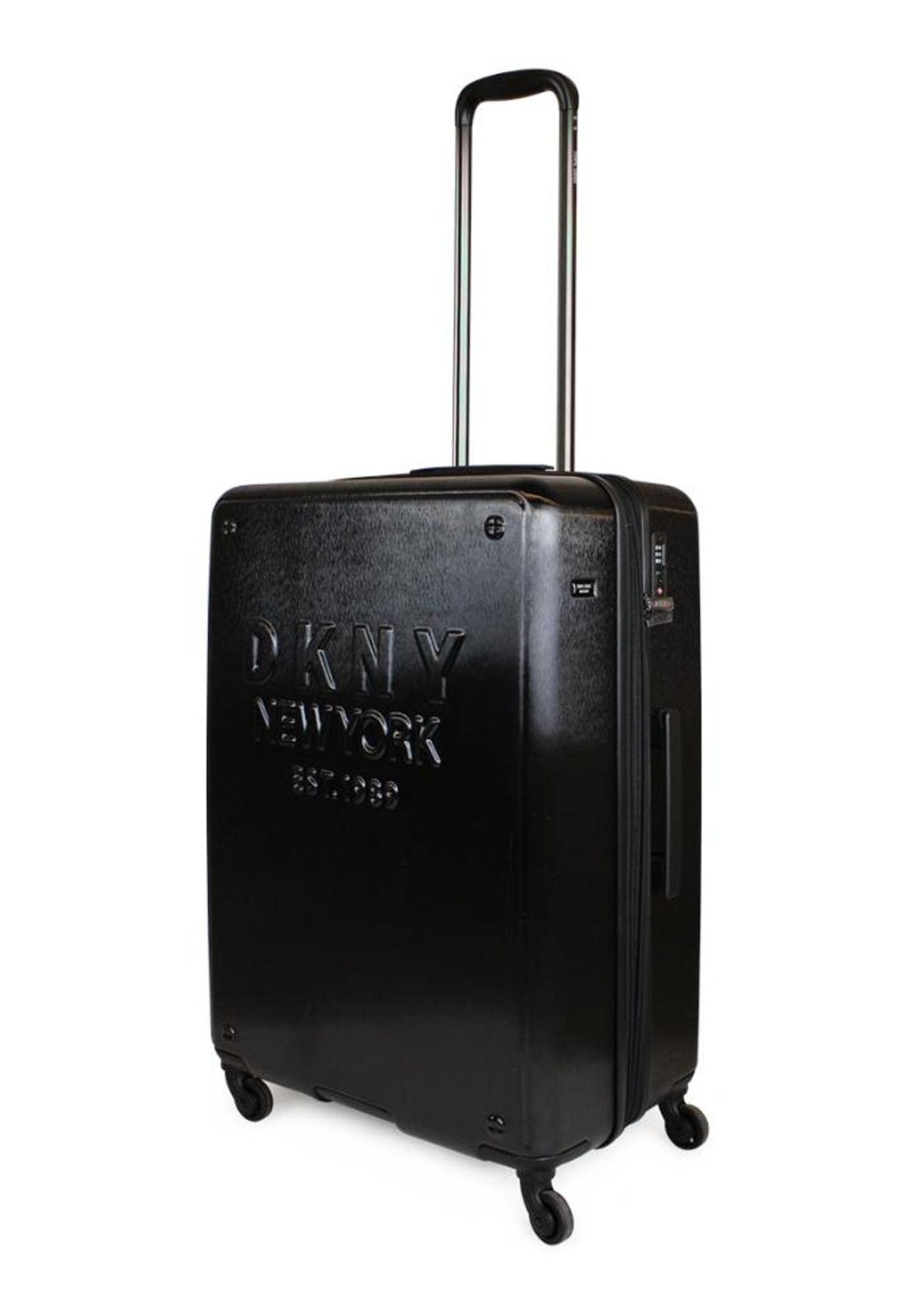 Maleta Donna Karan New Yorker Mediana 20kg negra DKNY-5