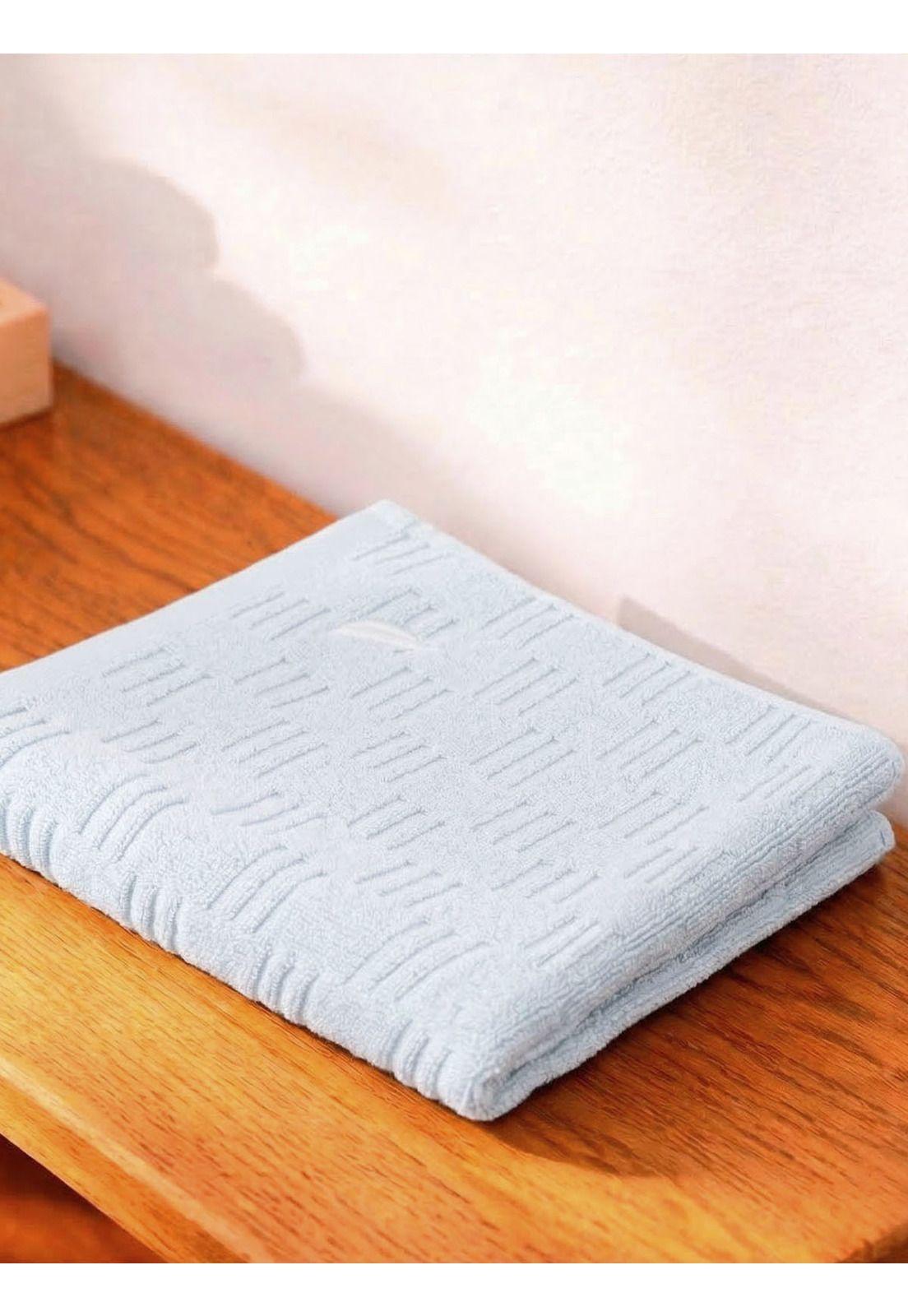 Toalla de manos SAVOY Nautica 100% algodón ultra suave 40x60cm celeste-0