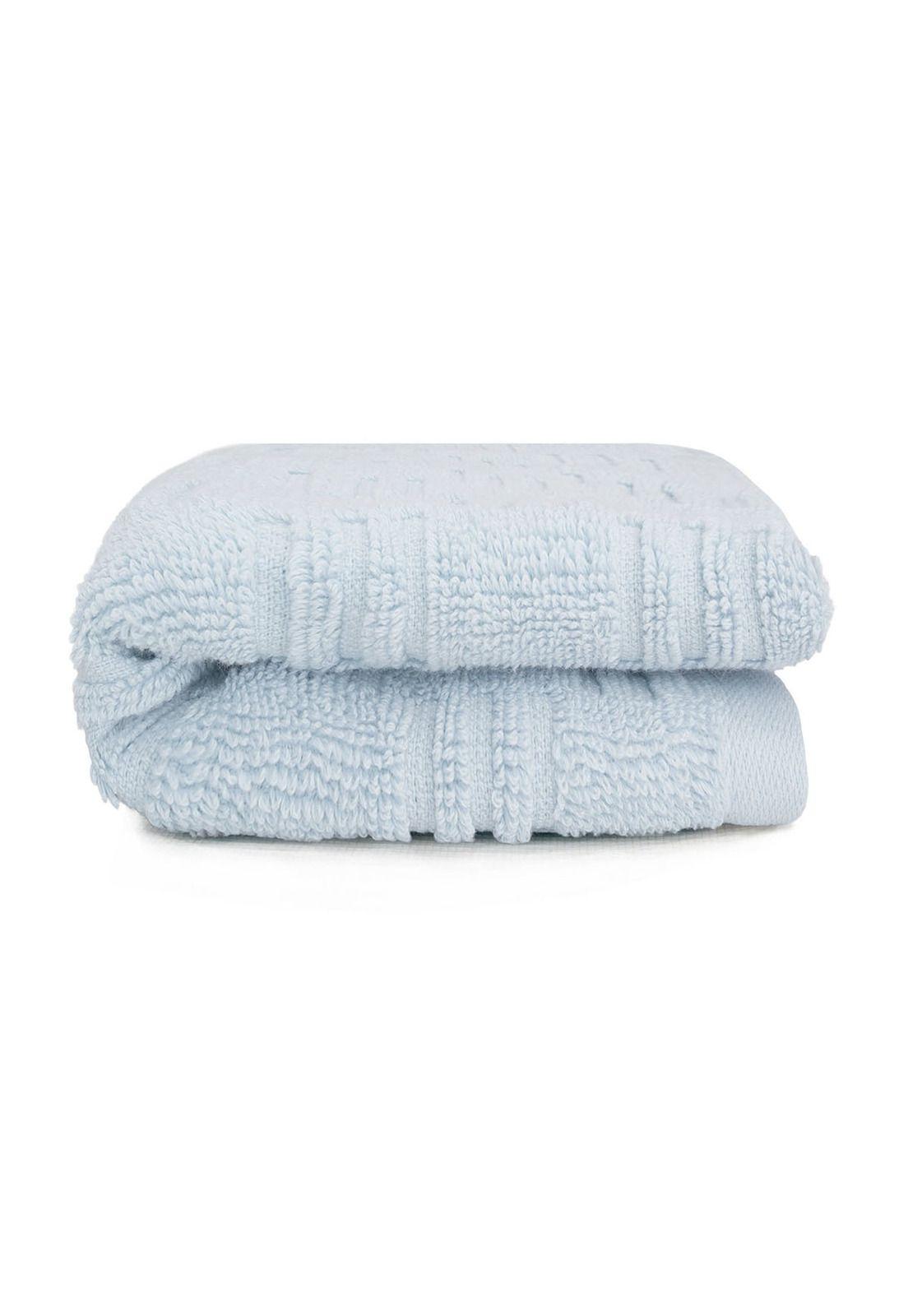 Toalla de manos SAVOY Nautica 100% algodón ultra suave 40x60cm celeste-1