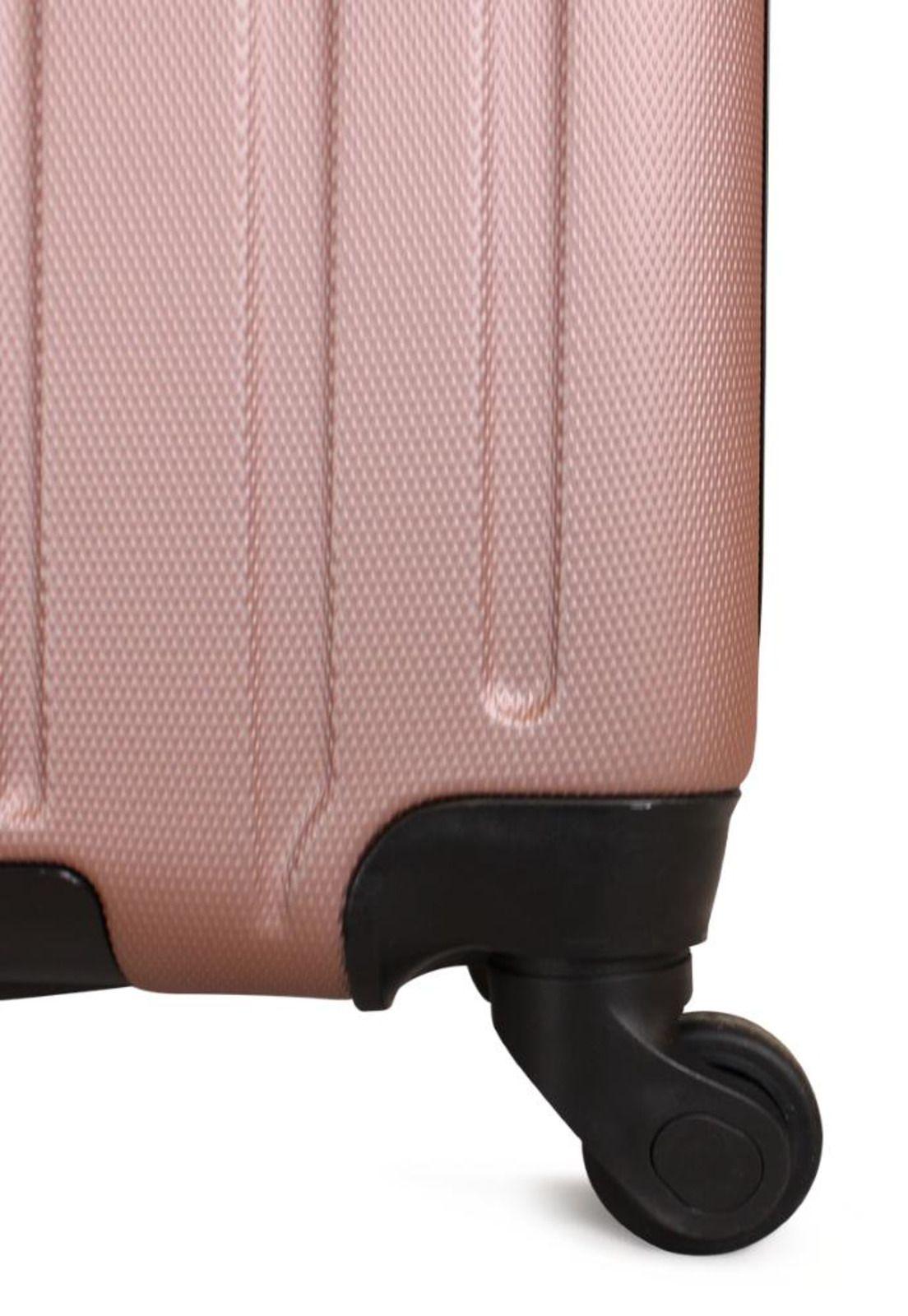 Maleta de viaje Porter Mediana 20 kg rosada Kenneth Cole-4