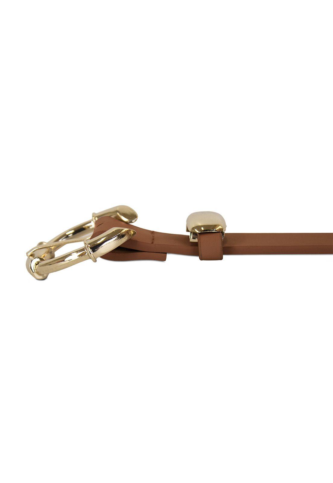 Cinturón mujer Dana camel Carven-3