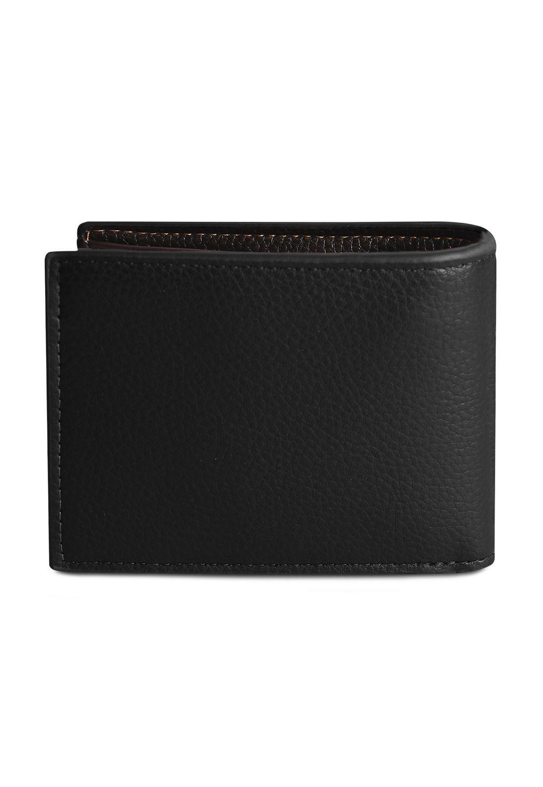 Billetera hombre Dante negra con monedero Carven Paris-4