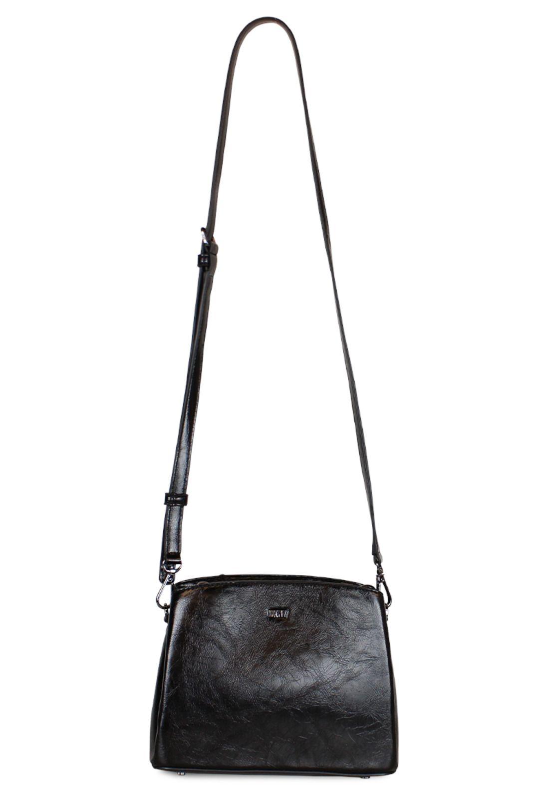 Cartera Donna Karan Peige Satchel negra DKNY-2